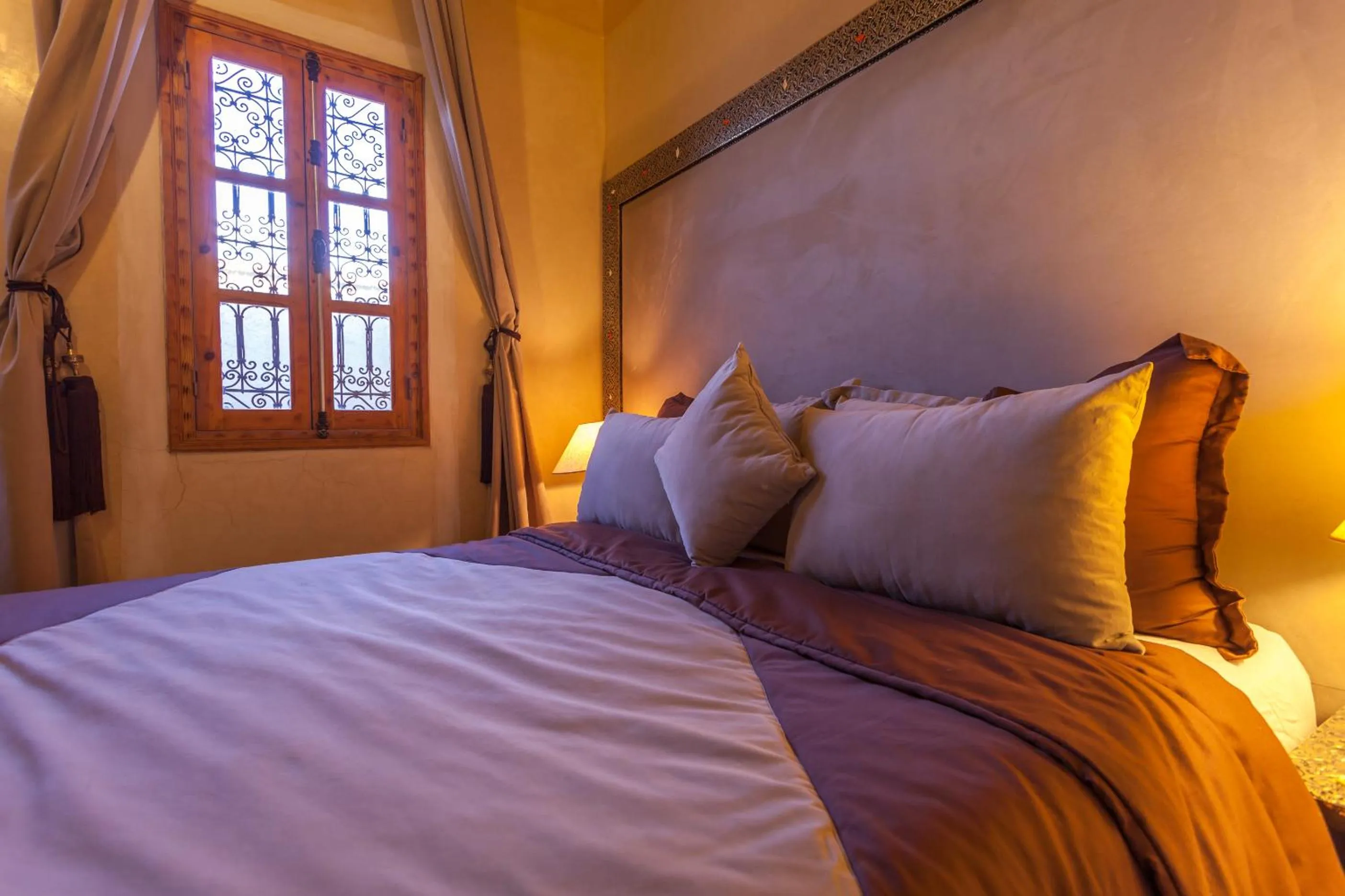 Bed in Kasbah Tizzarouine