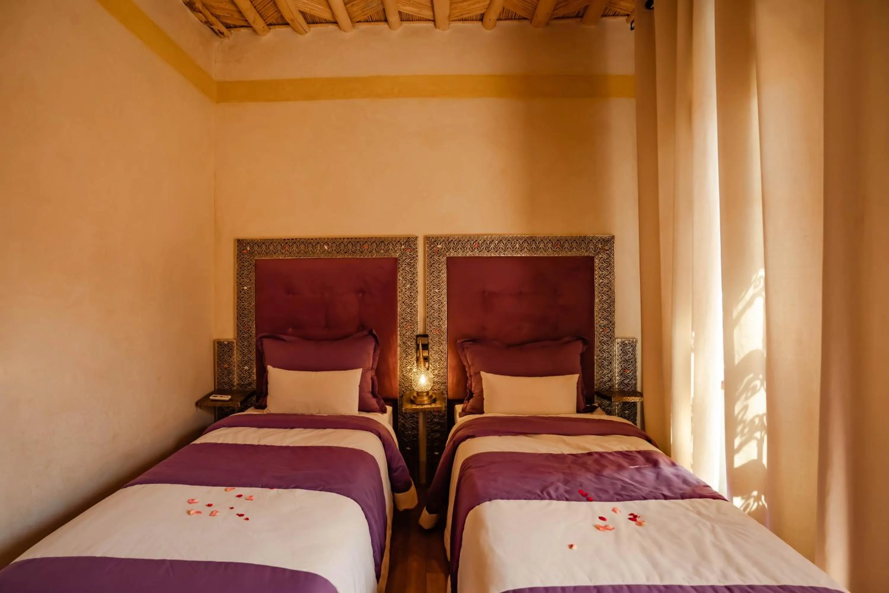 Bed in Kasbah Tizzarouine