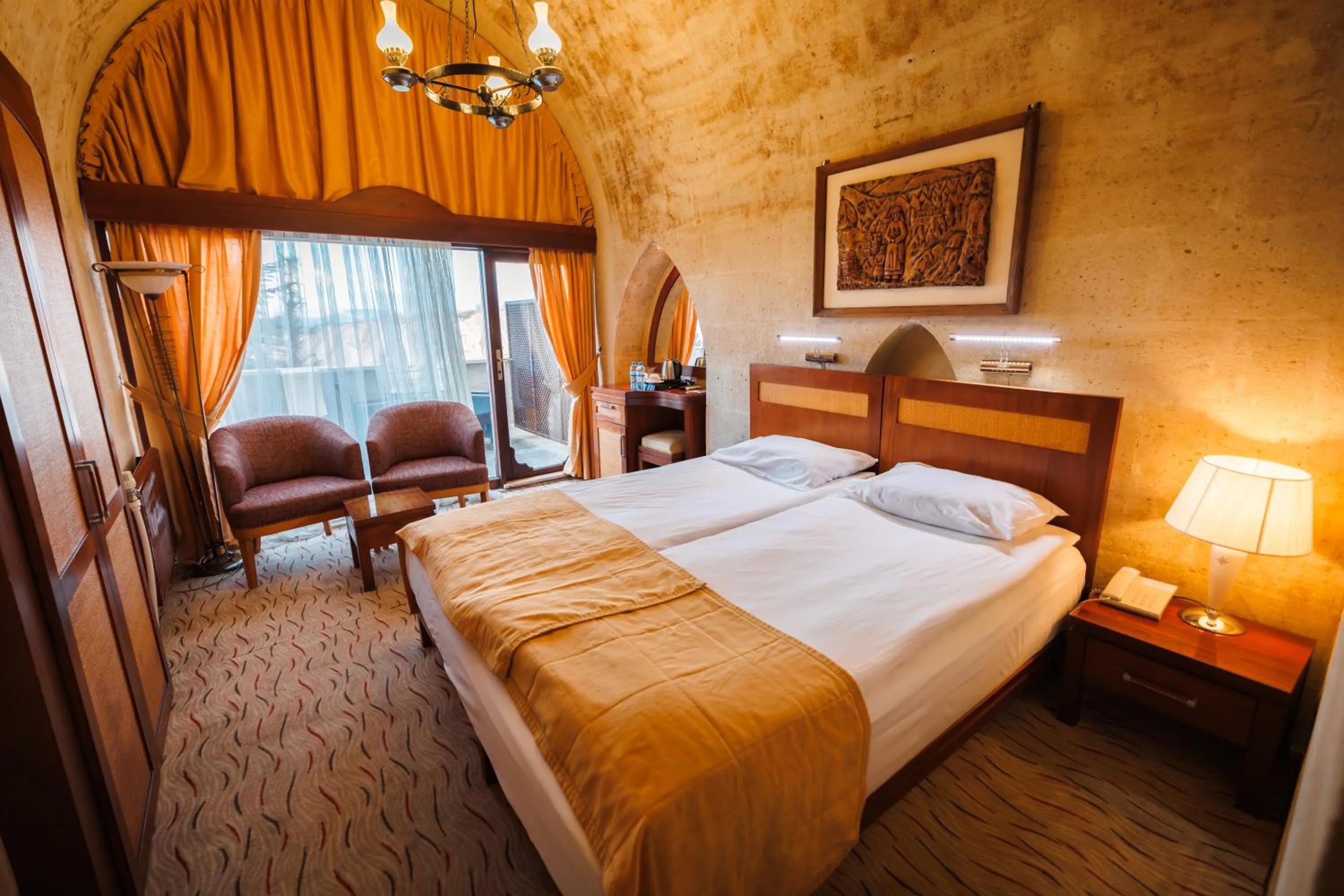 Property building, Bed in Uchisar Kaya Otel