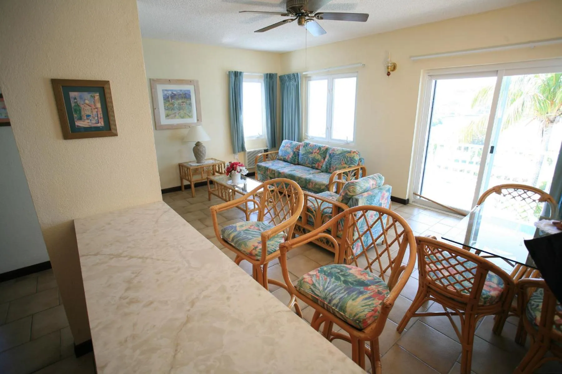 Seating area in Timothy Beach Resort