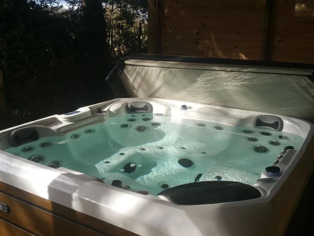 Pool view in Thorpe Thewles Lodge