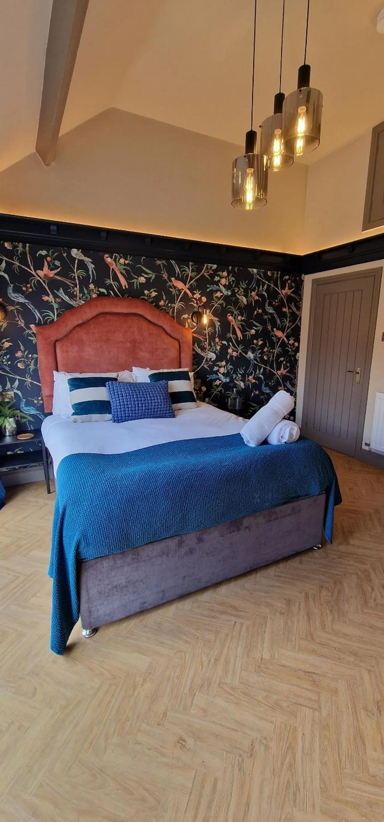 Bedroom, Bed in Thorpe Thewles Lodge