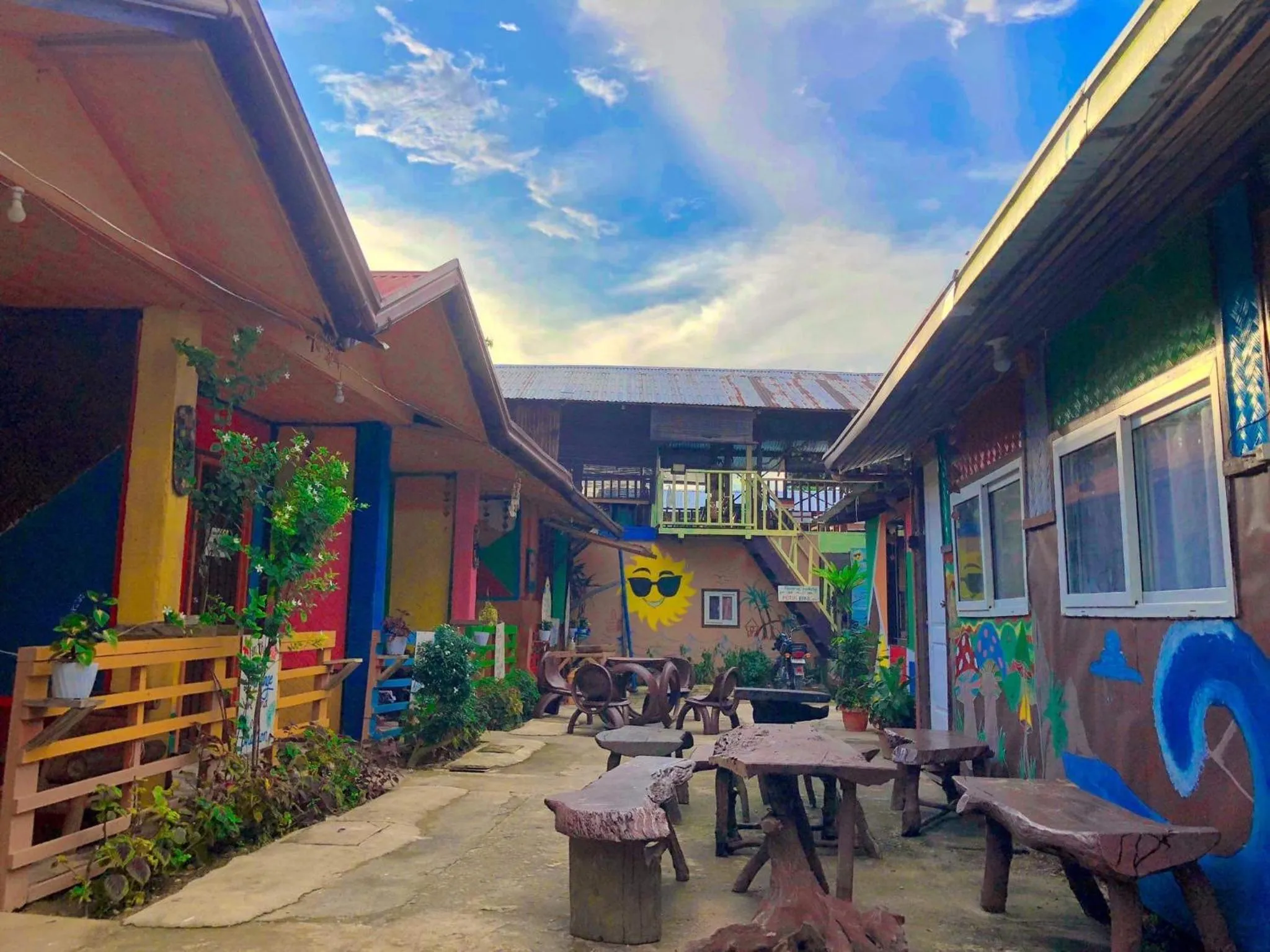 Patio in Sun Valley Hostel