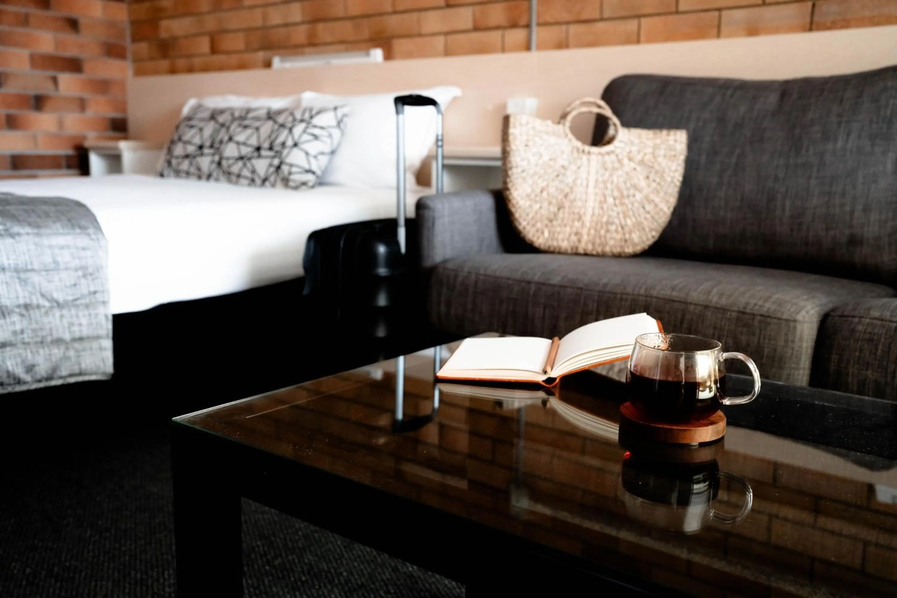 Bed in Buckaroo Motor Inn