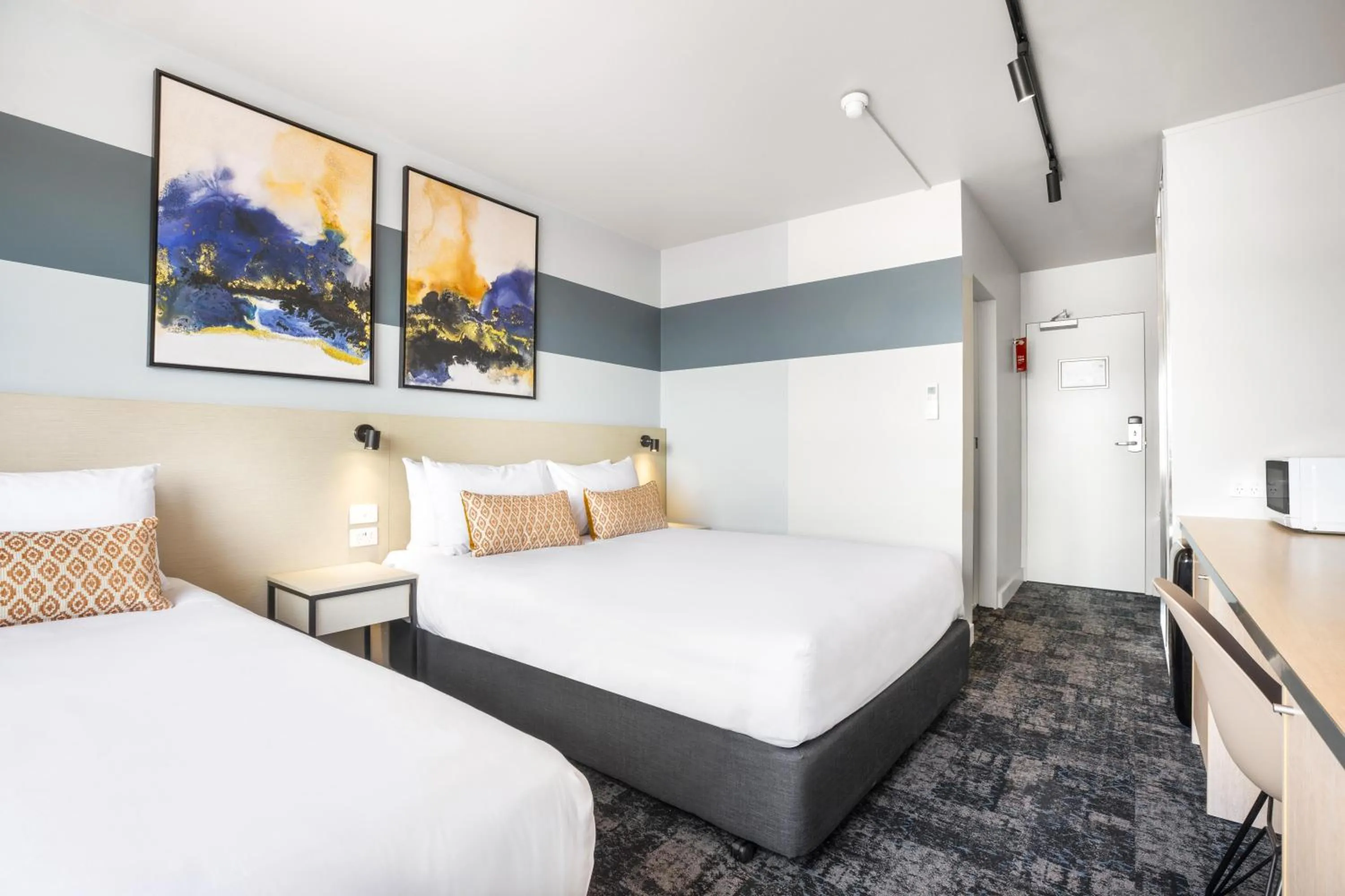 Bedroom, Bed in Nightcap at Burnie Townhouse