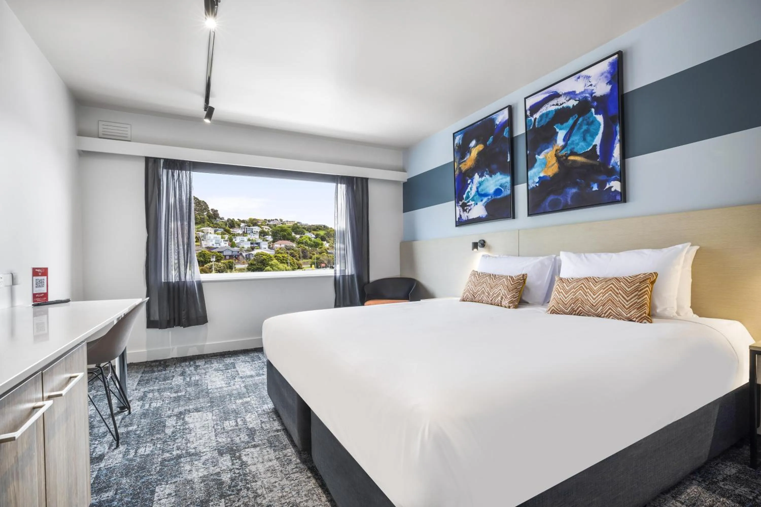 Bedroom, Bed in Nightcap at Burnie Townhouse