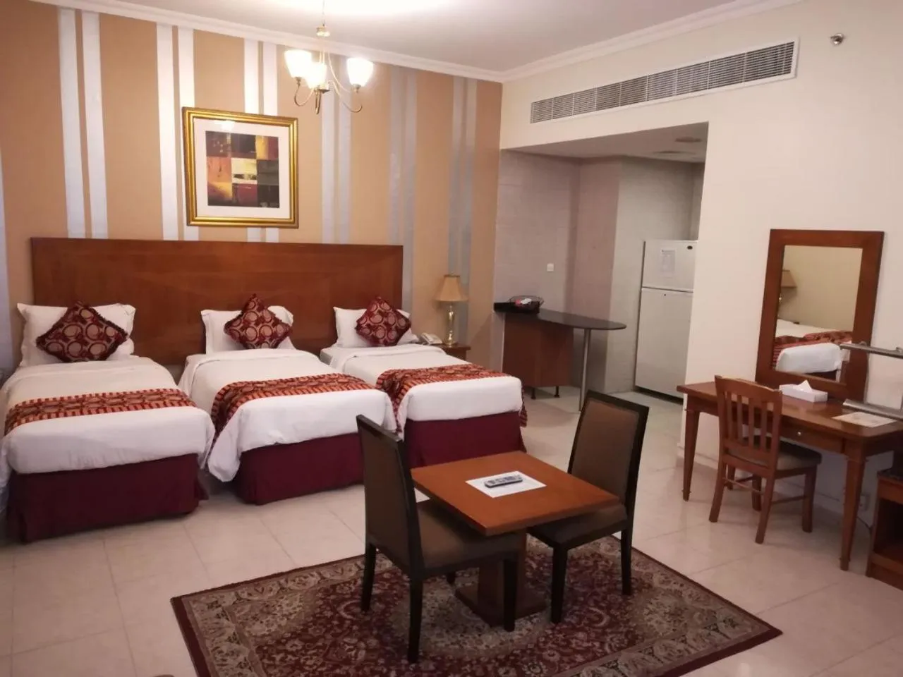 Bed in Icon Hotel Apartments