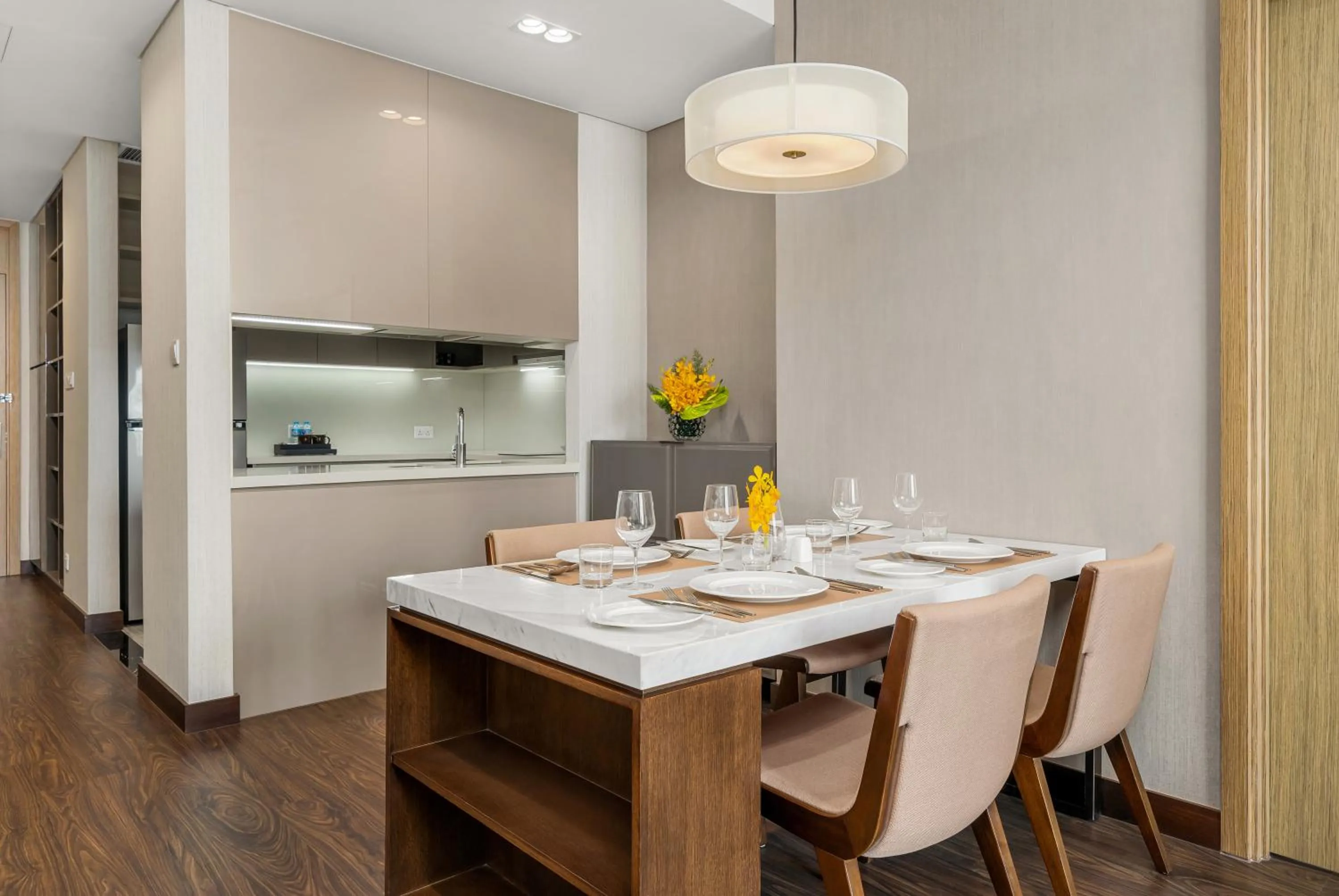 Dining area in Sedona Suites Ho Chi Minh City