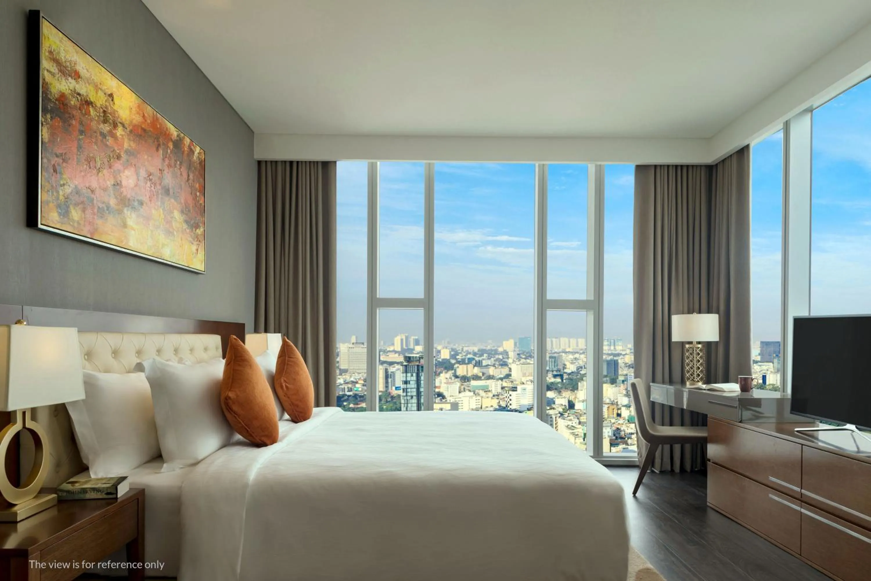 Decorative detail, Bed in Sedona Suites Ho Chi Minh City