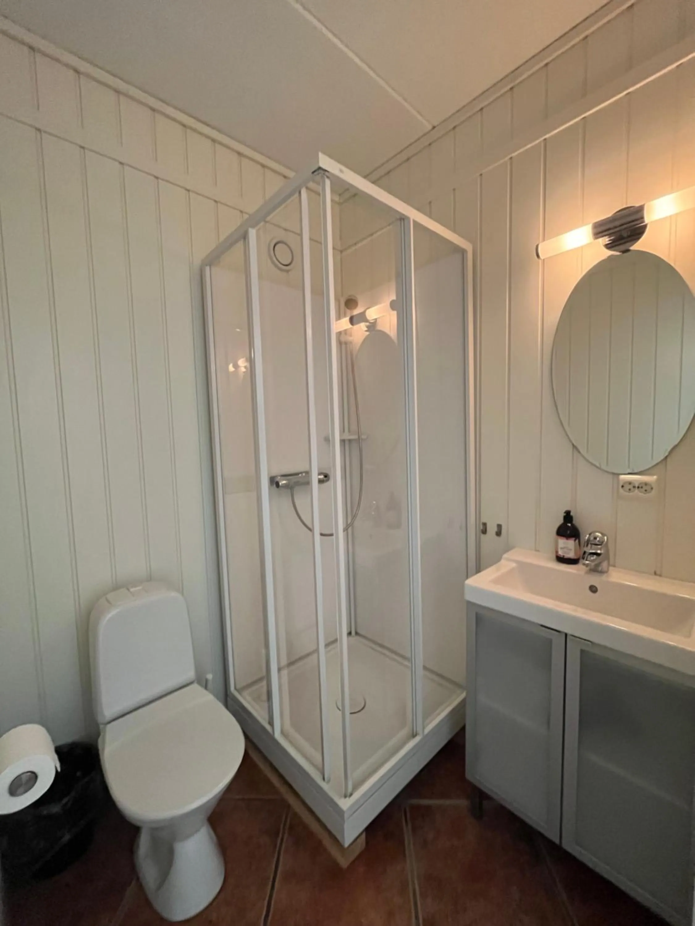 Shower in Sjøberg Hotell og Ferie Leiligheter