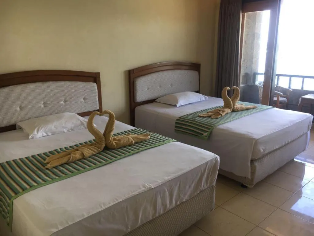 Bed in Padangbai Beach inn