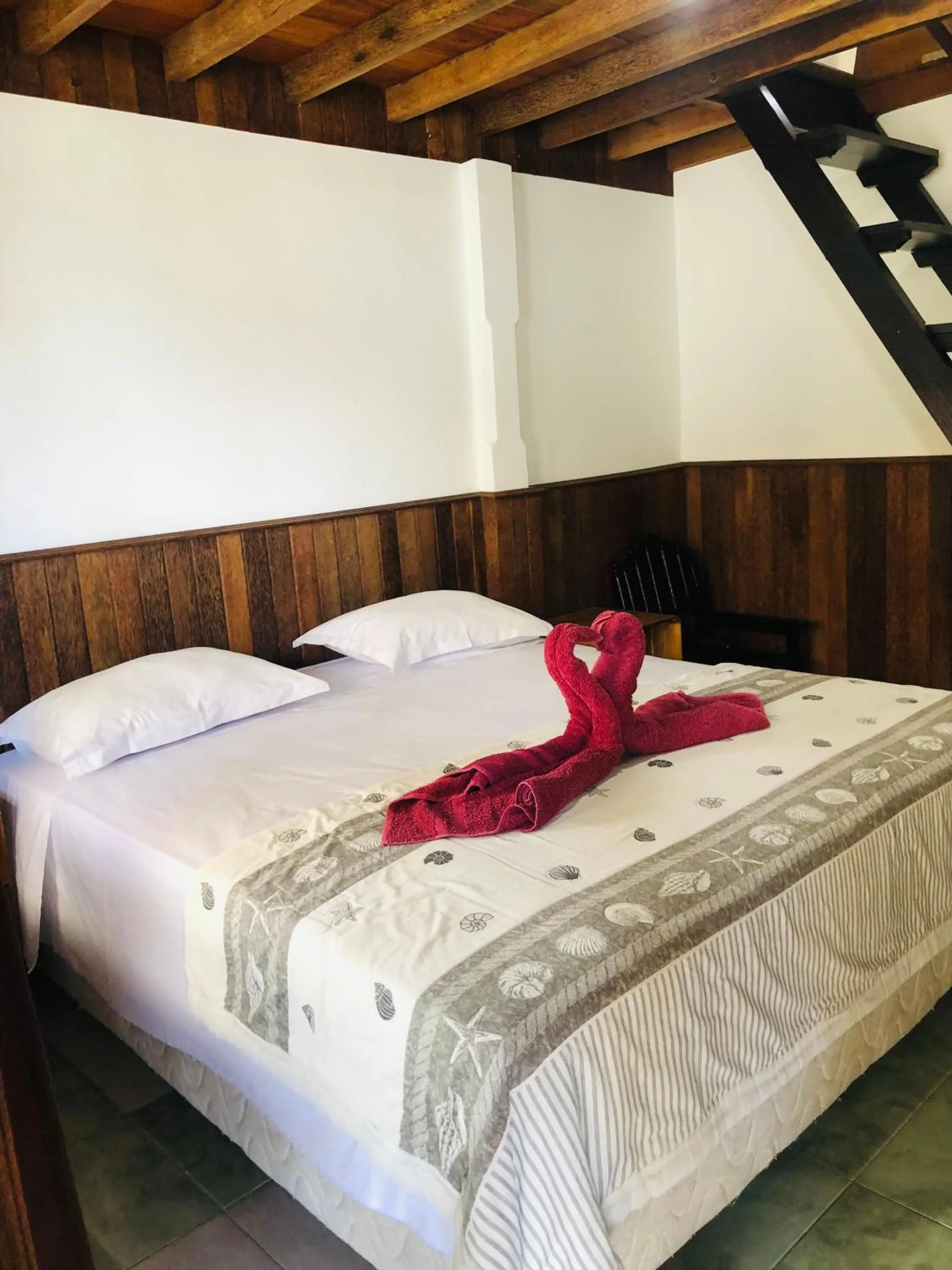 Bed in Padangbai Beach inn