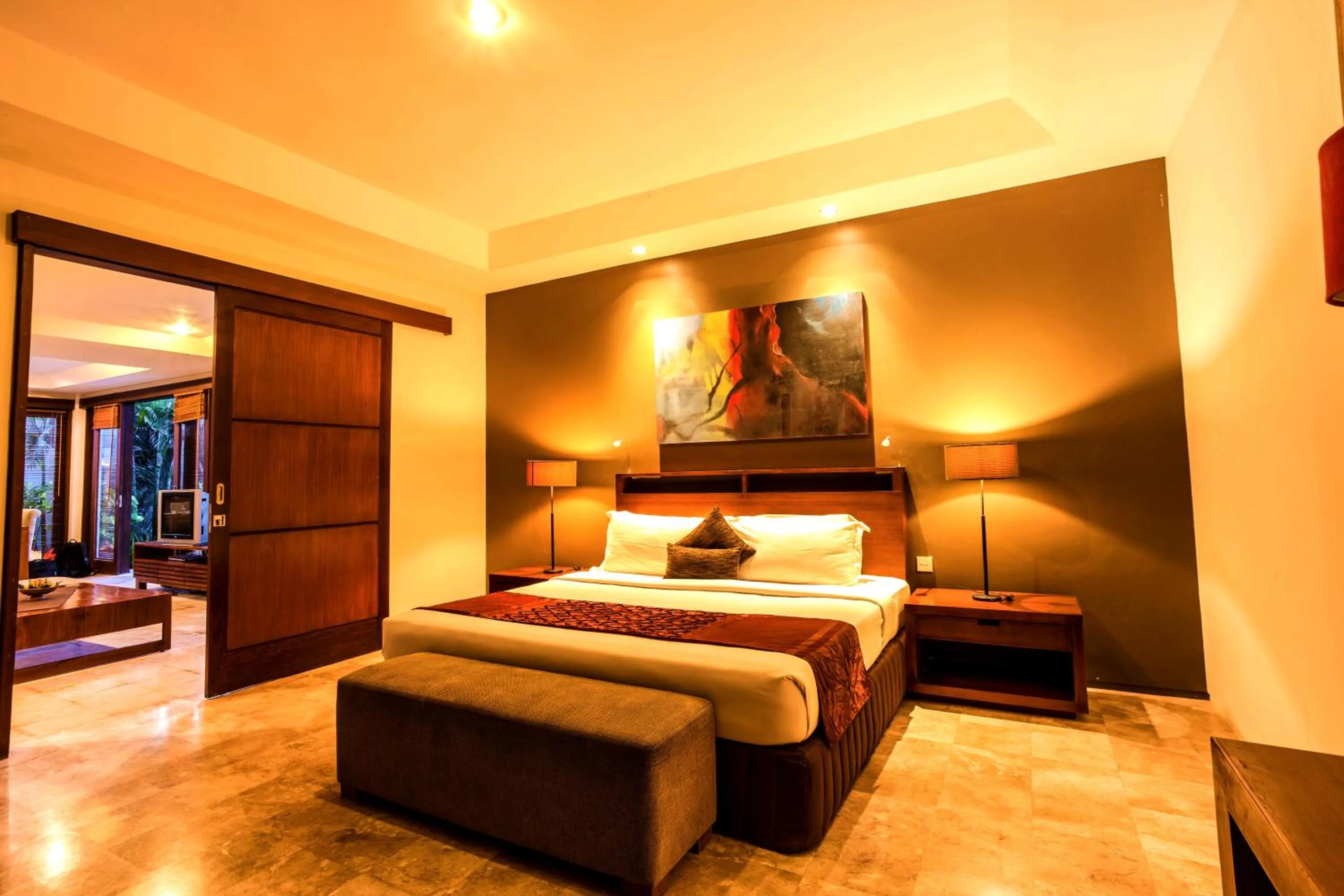 Photo of the whole room, Bed in The Kawan Jimbaran