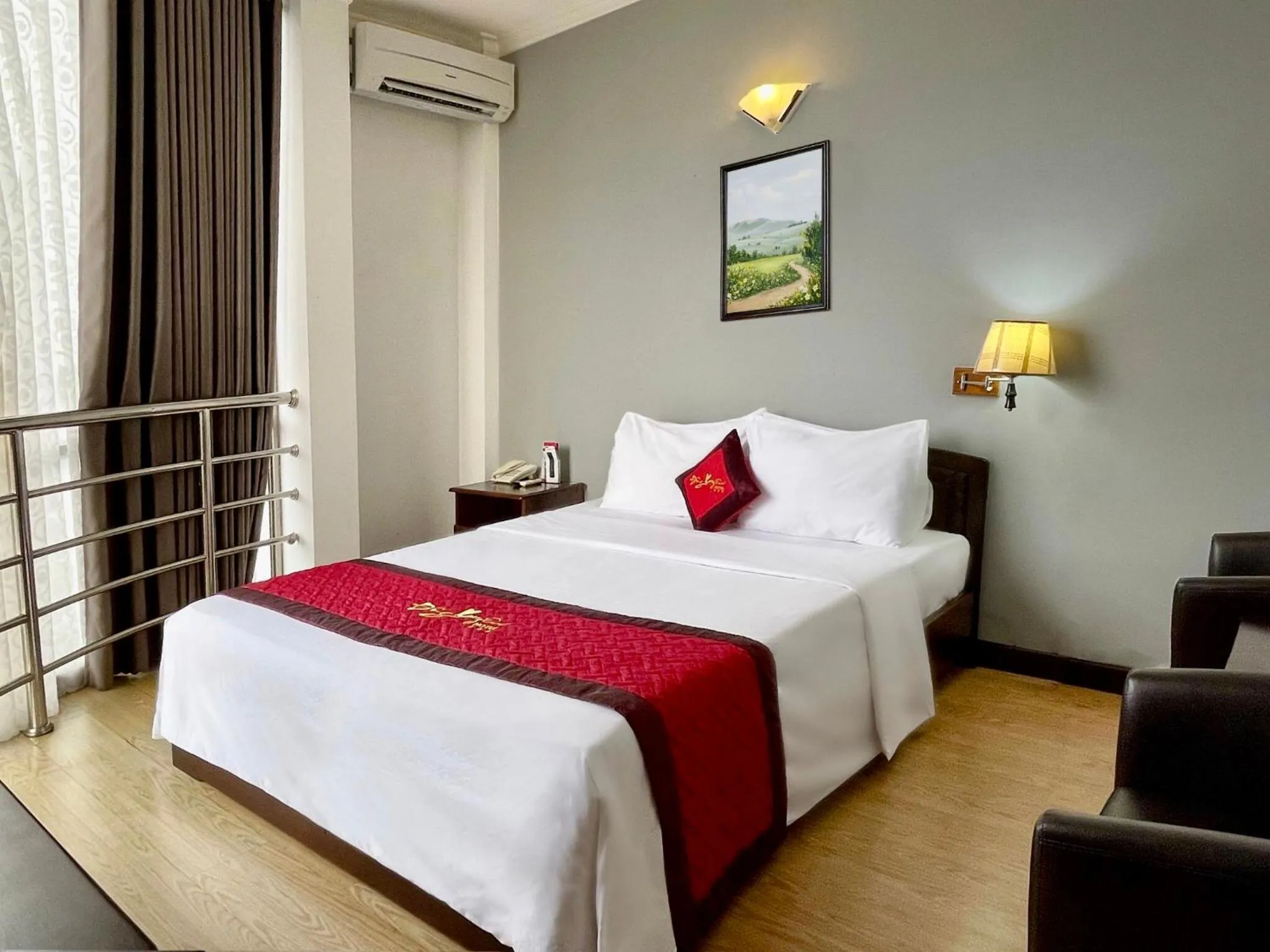 Bed in Đông Xuyên Hotel