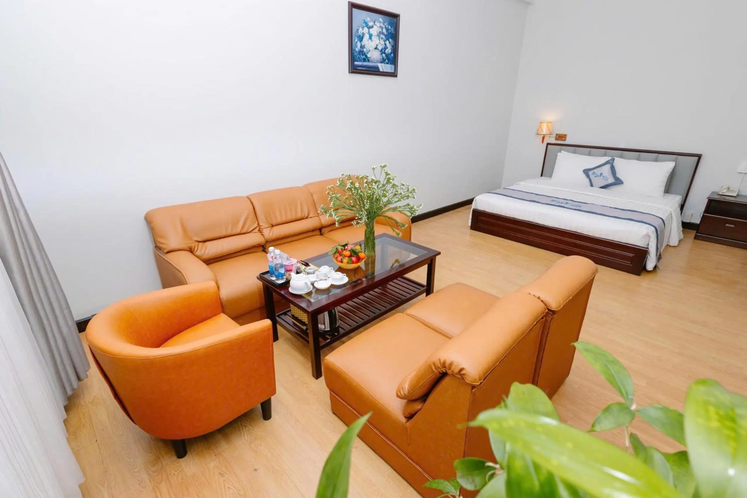 Bed in Đông Xuyên Hotel