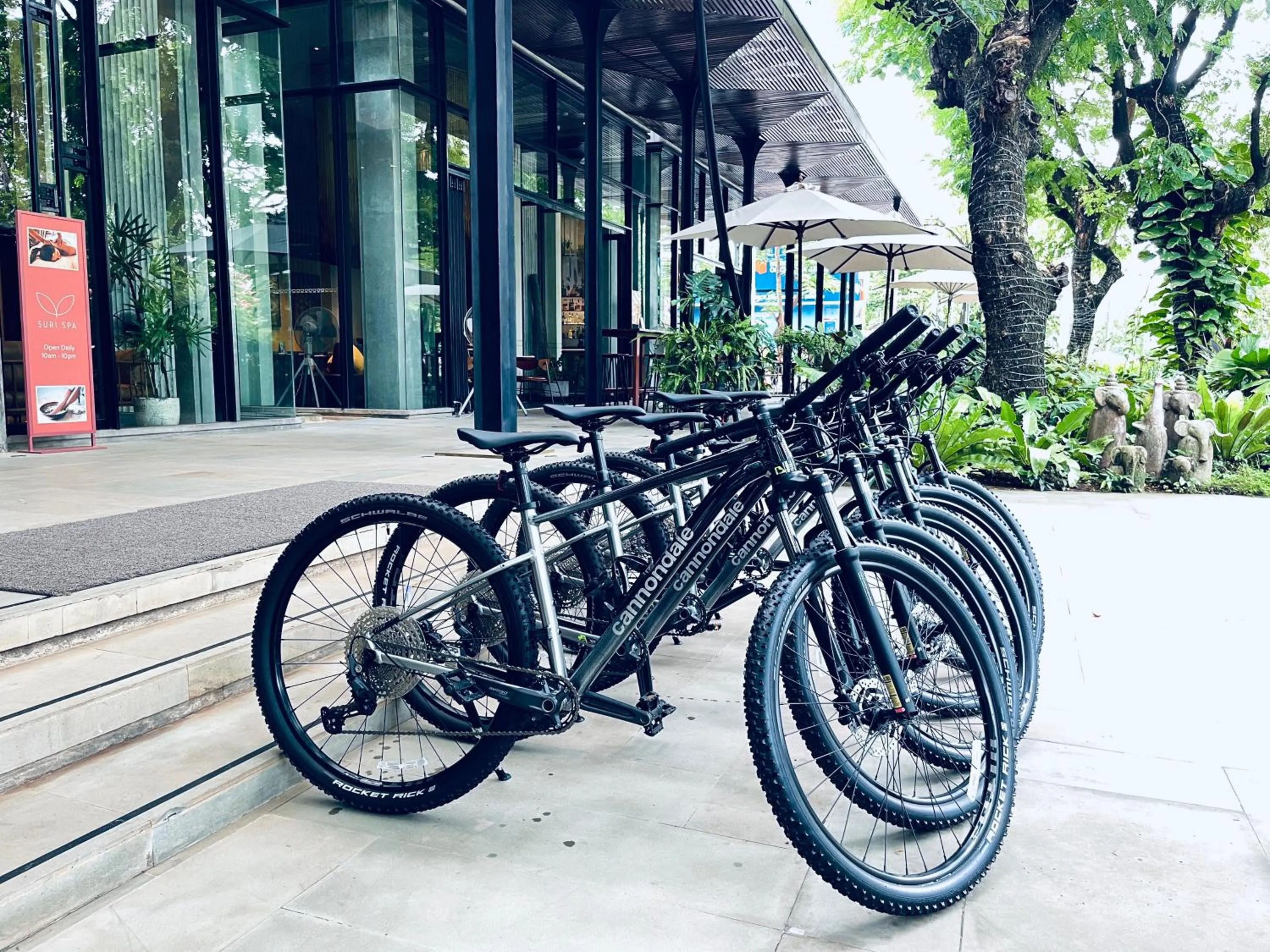 Cycling in Treeline Urban Resort