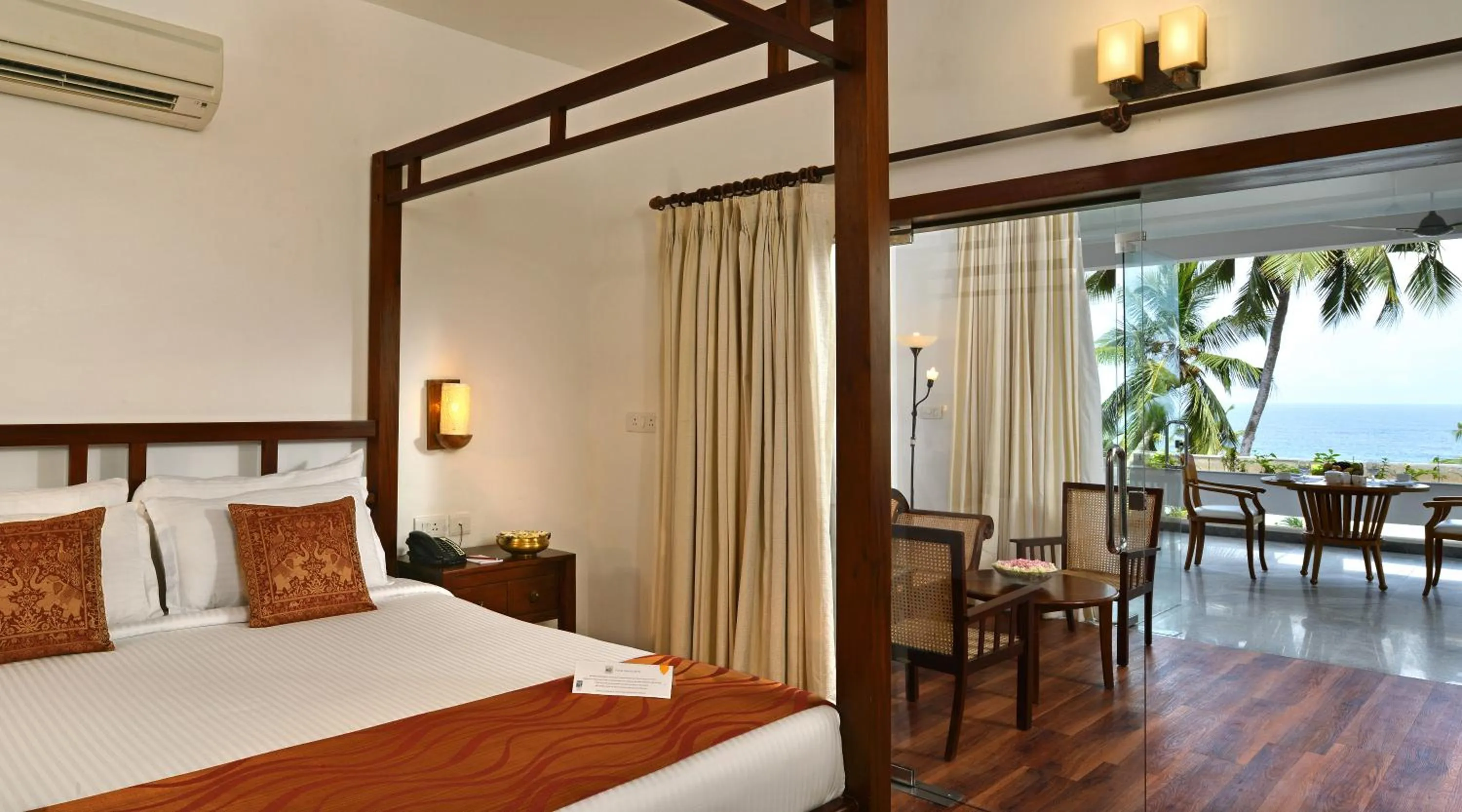 Bedroom, Bed in Getaway Beach Resort Kovalam