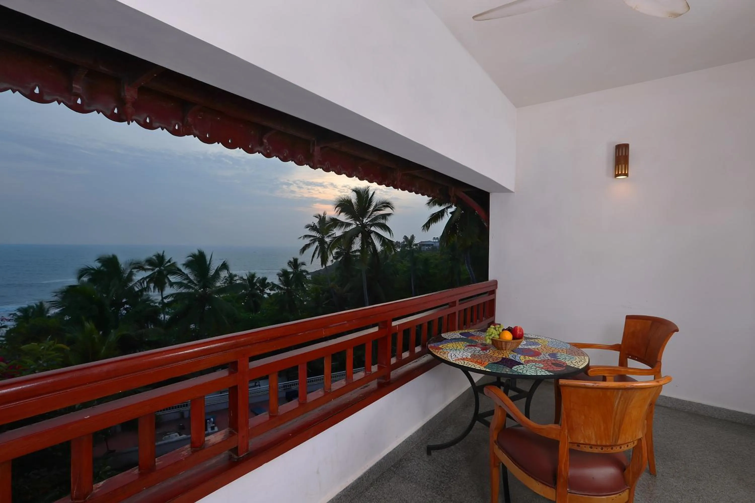 Balcony/Terrace in Getaway Beach Resort Kovalam