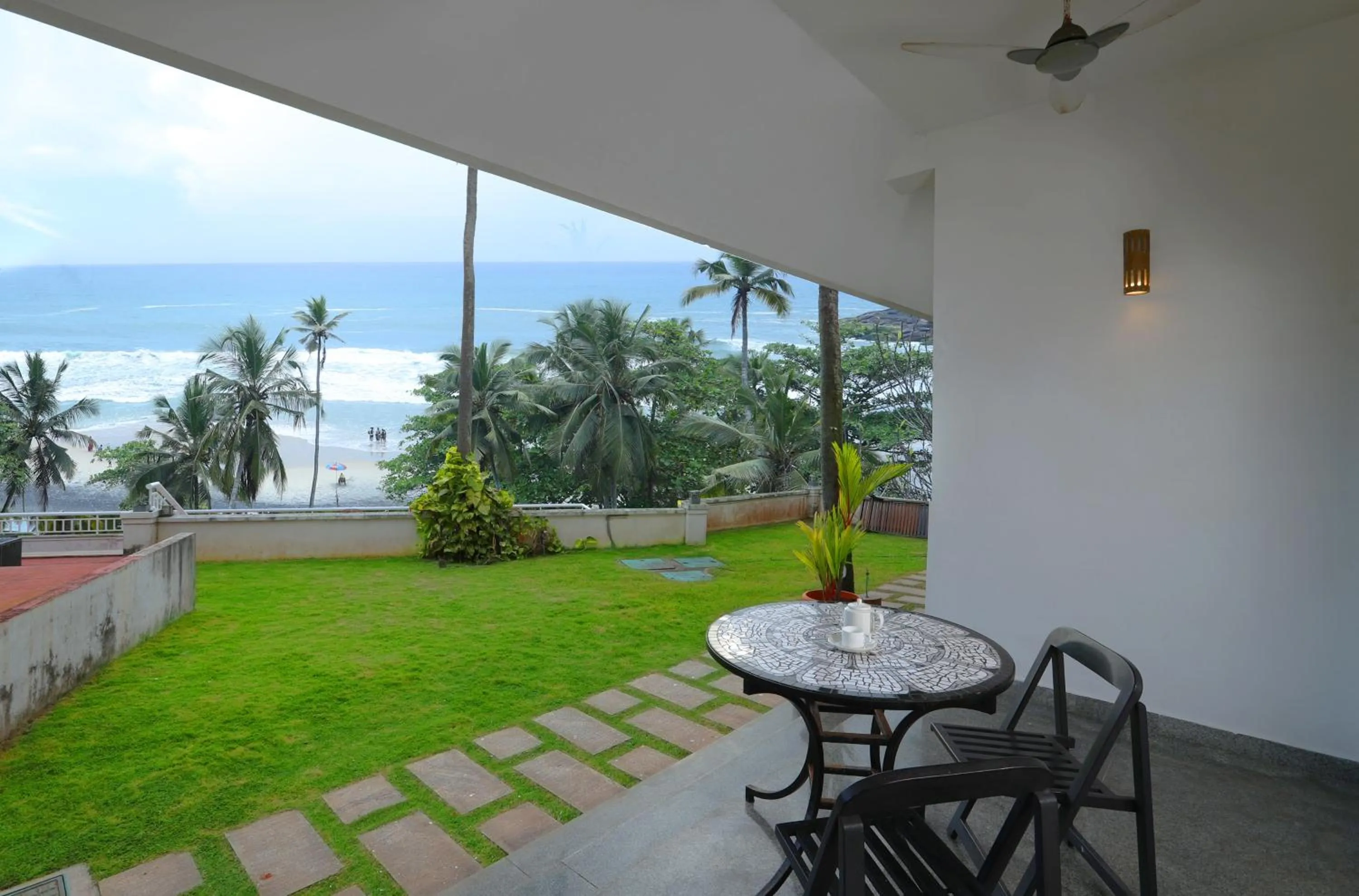 Seating area in Getaway Beach Resort Kovalam