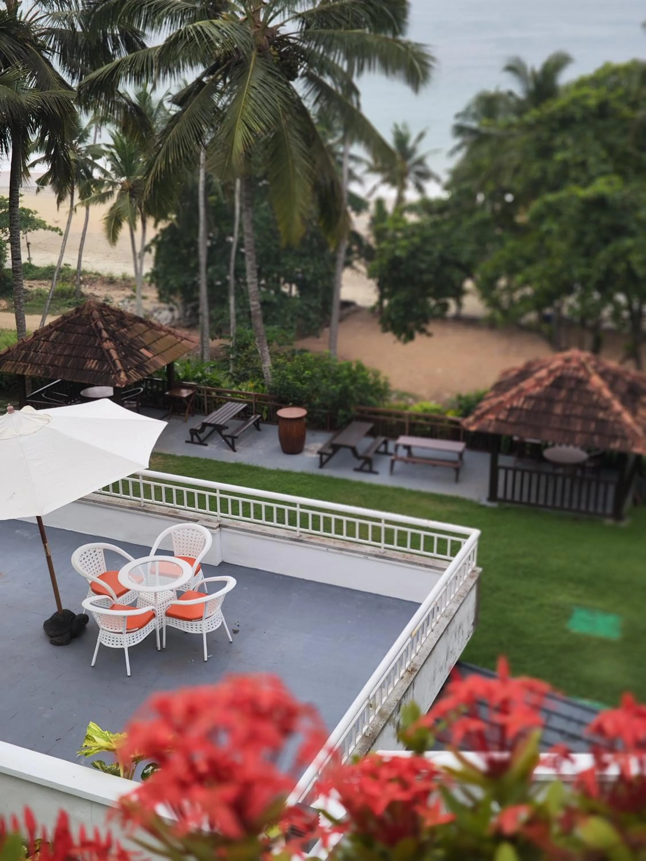 sunbed in Getaway Beach Resort Kovalam