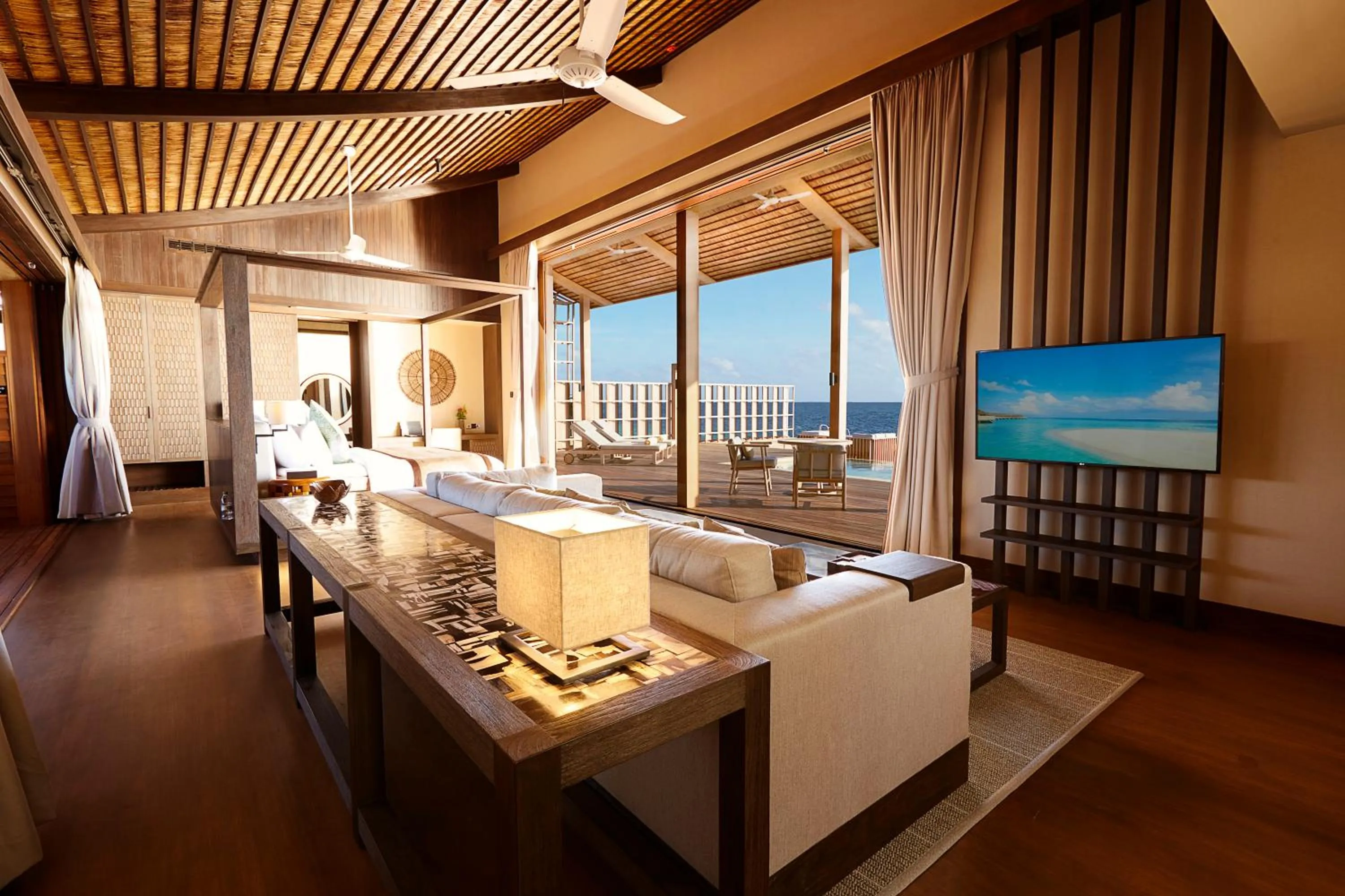 TV and multimedia in Kudadoo Maldives Private Island – Luxury All inclusive