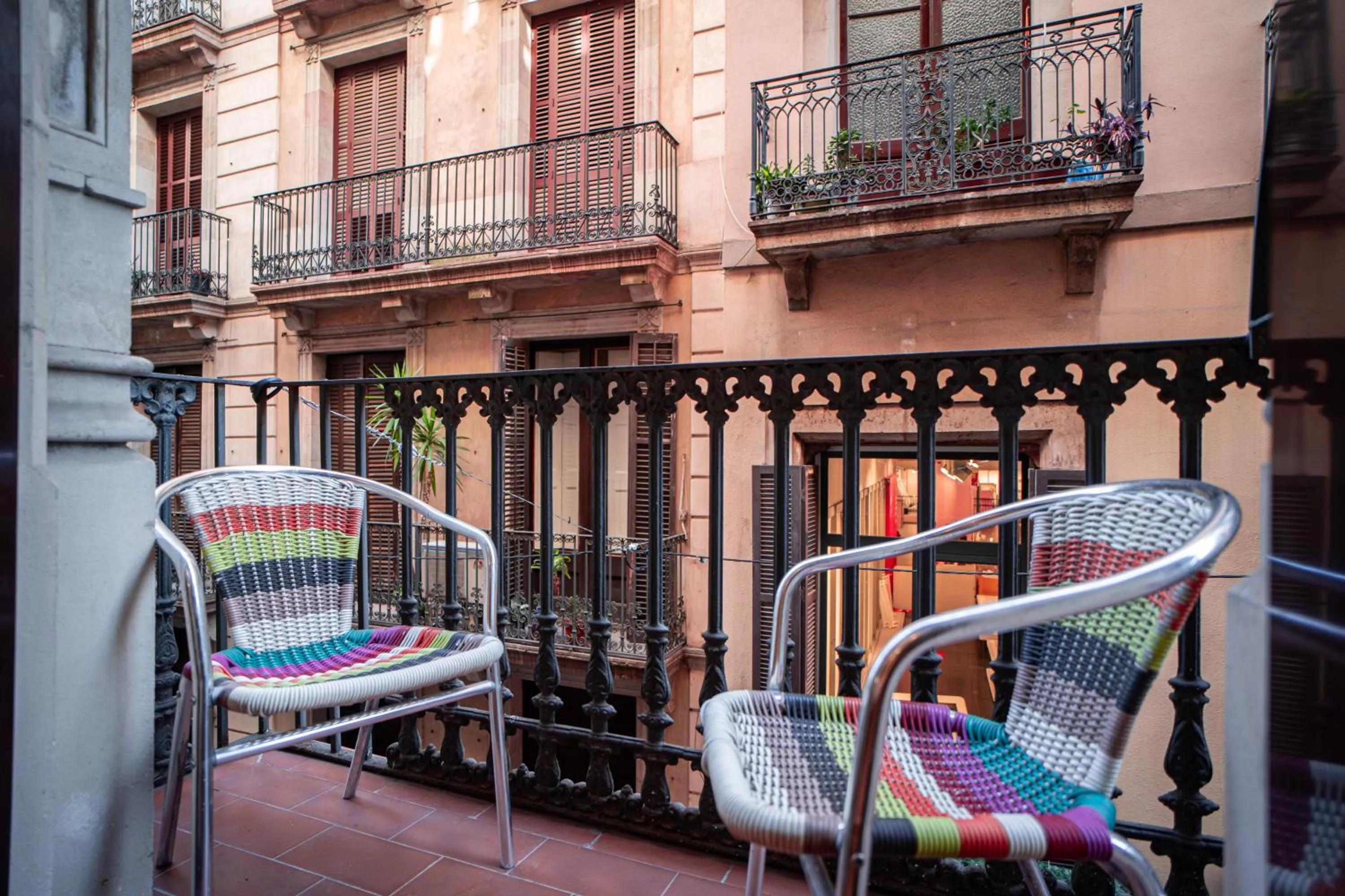 Balcony/Terrace in Hostal Fina