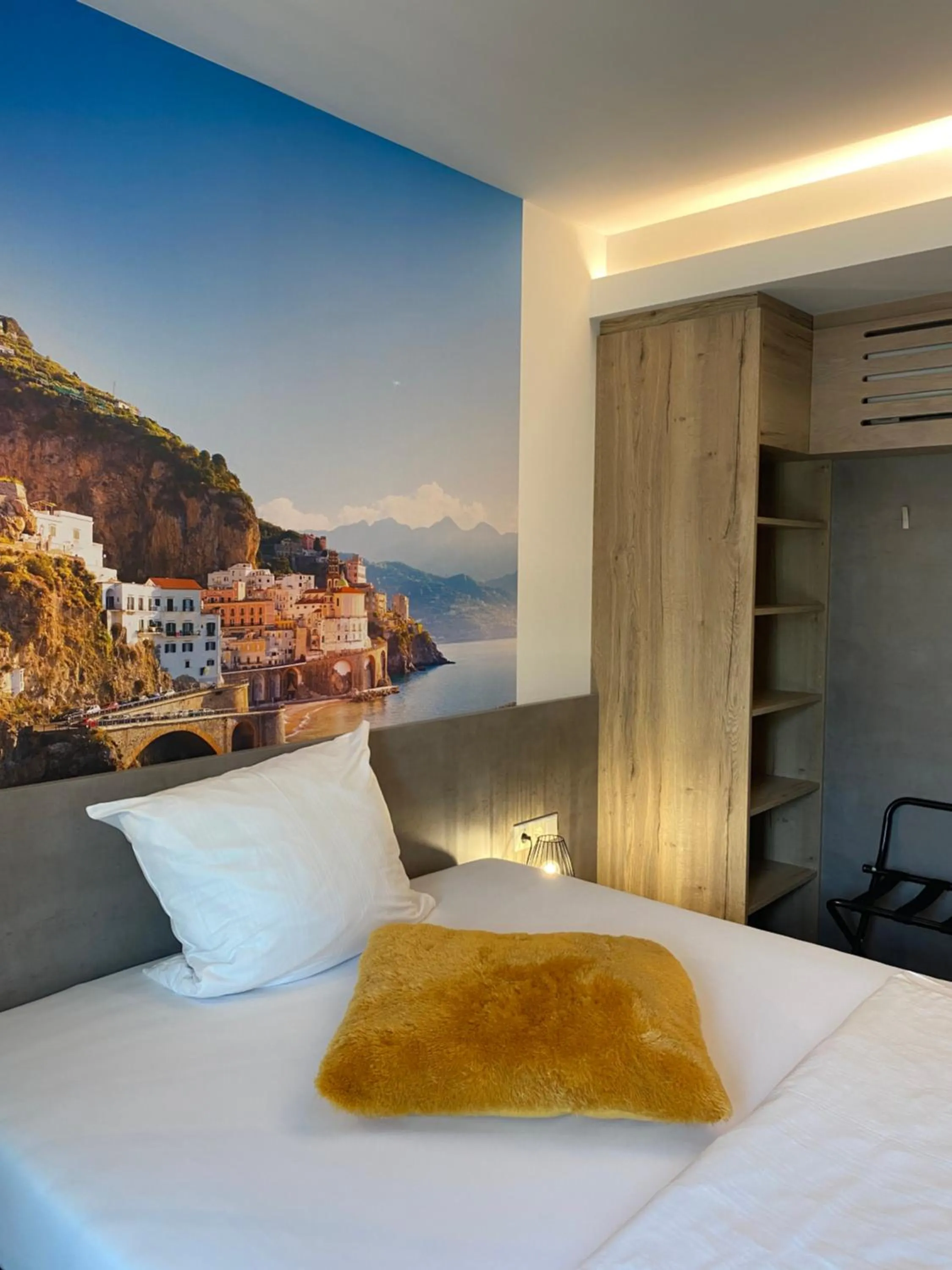 Bed in Hotel Villa Toskana