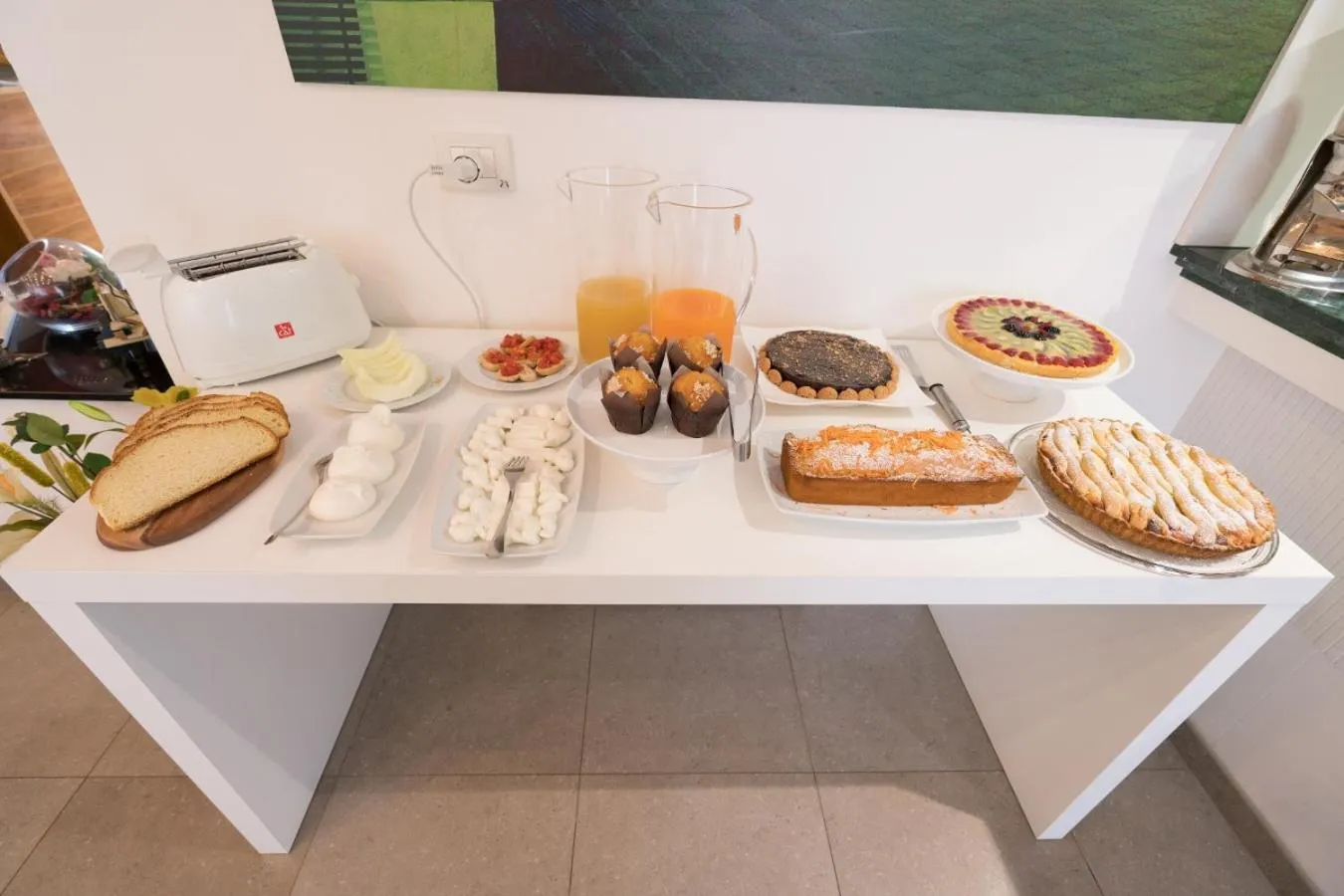 Continental breakfast in B&B Nacorè