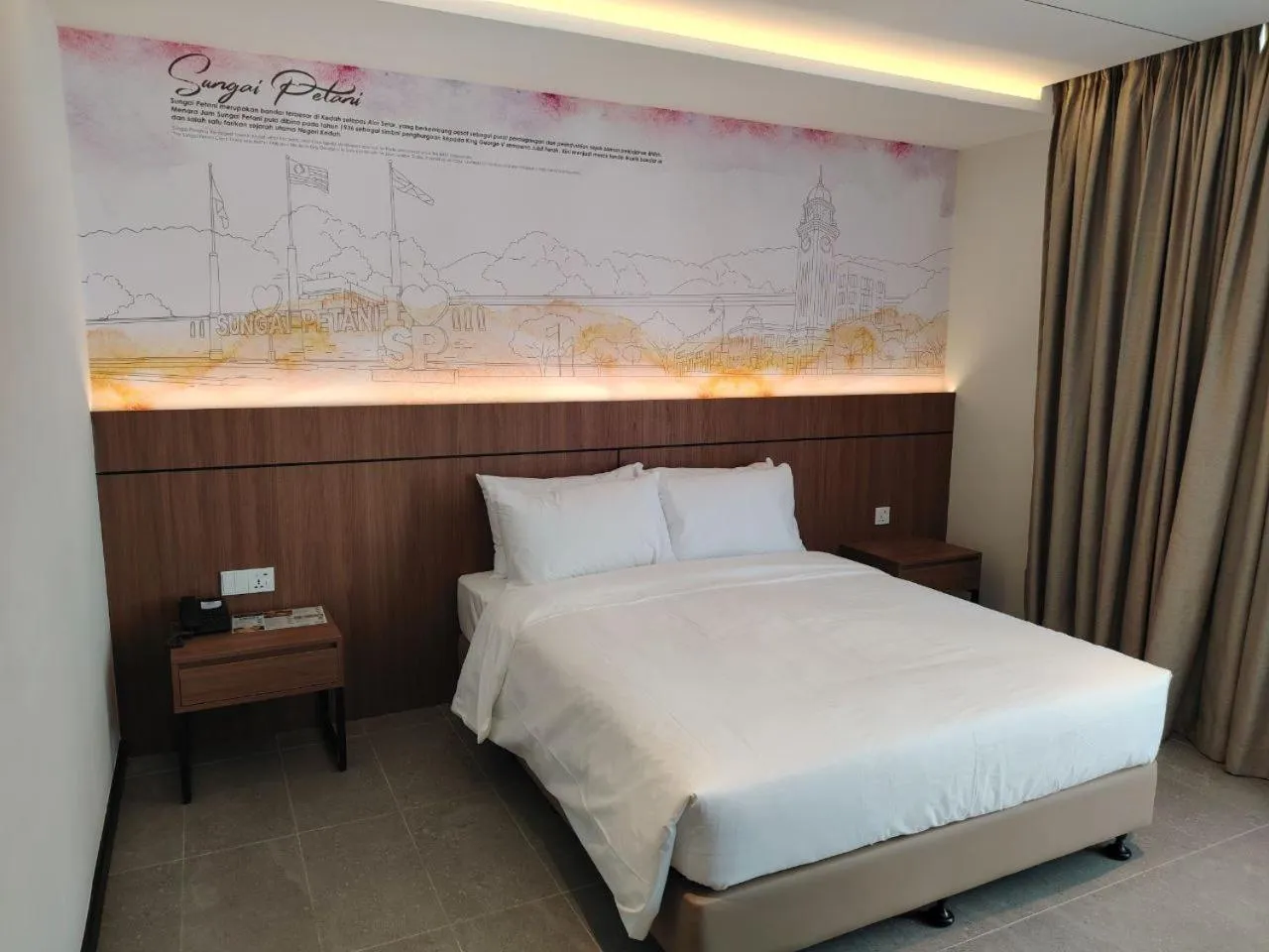 Bed in The Jerai Hotel Sungai Petani