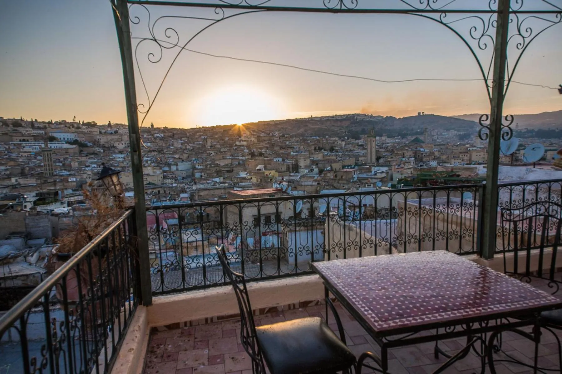 Balcony/Terrace in Riad DAR FES