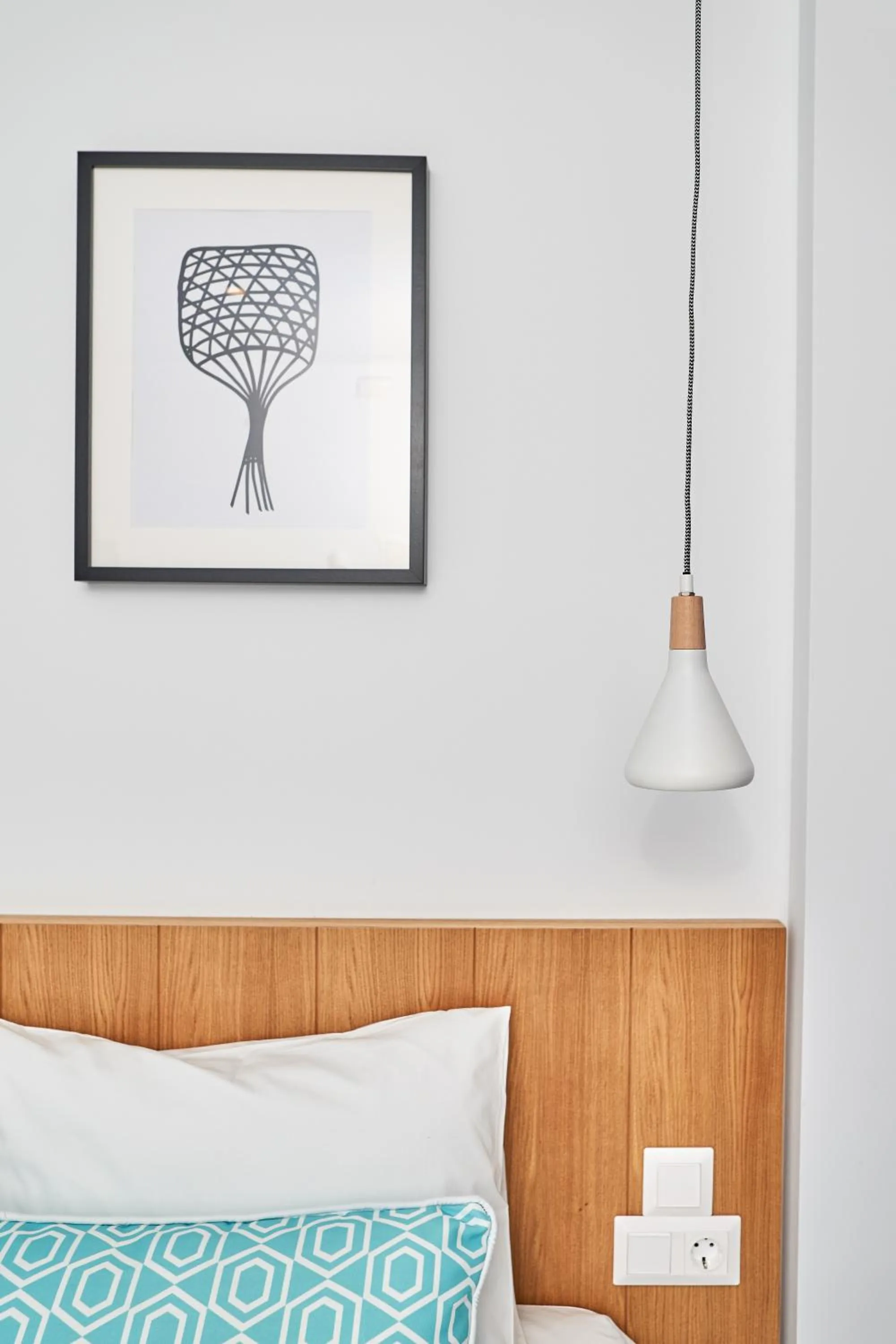 Bedroom, Bed in Mougre studios