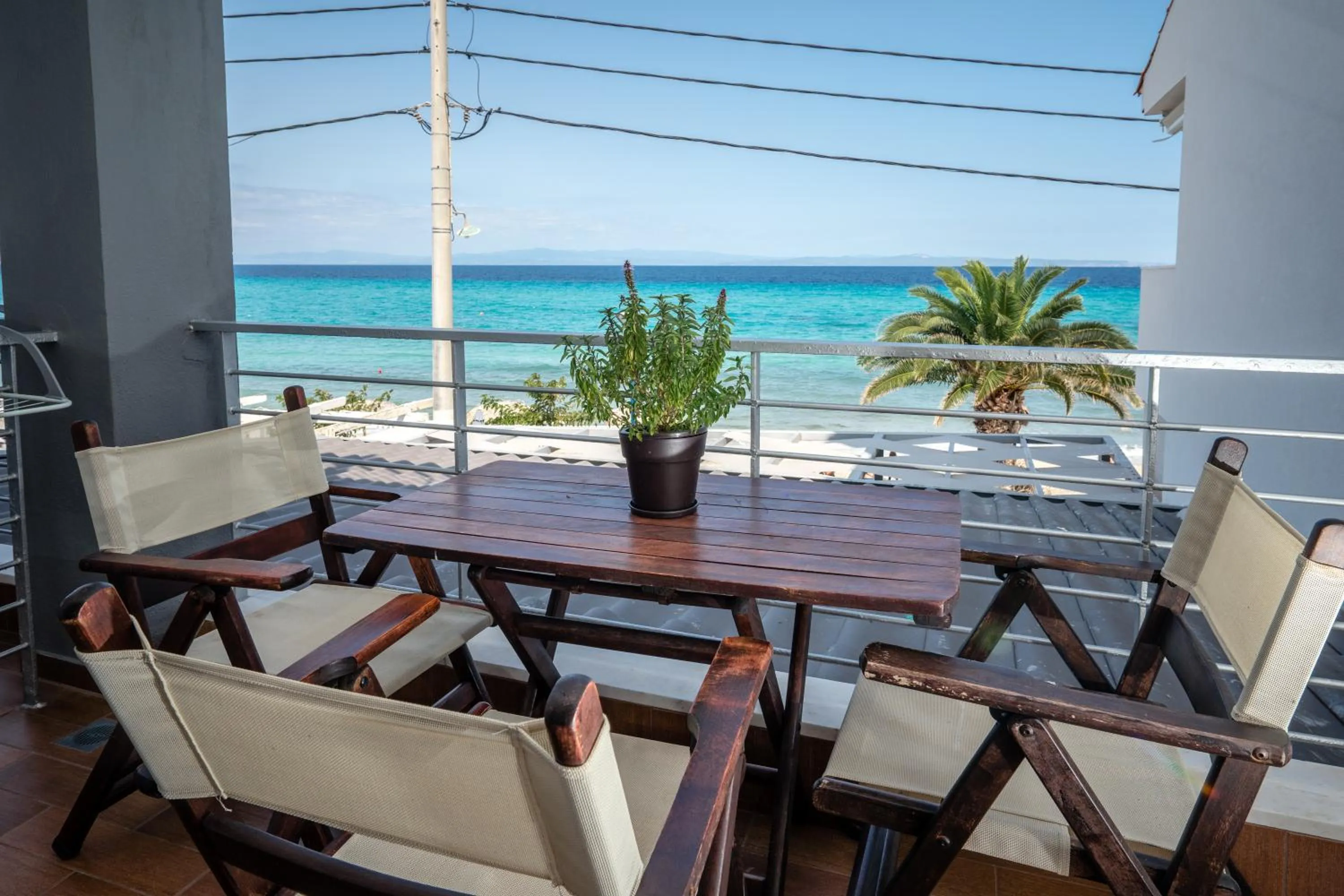 Balcony/Terrace in Mougre studios