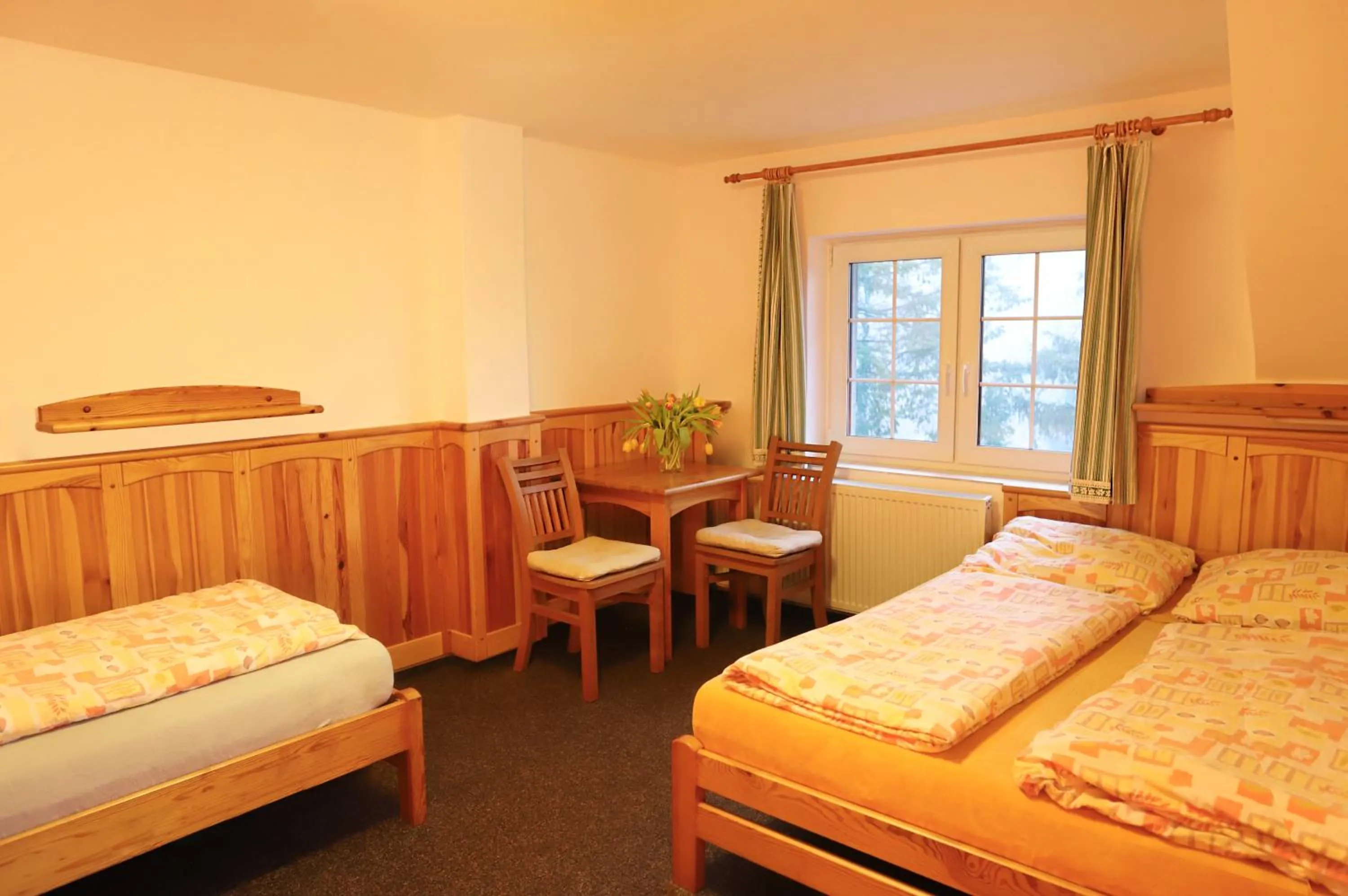 Bed in Hotel Sirákov