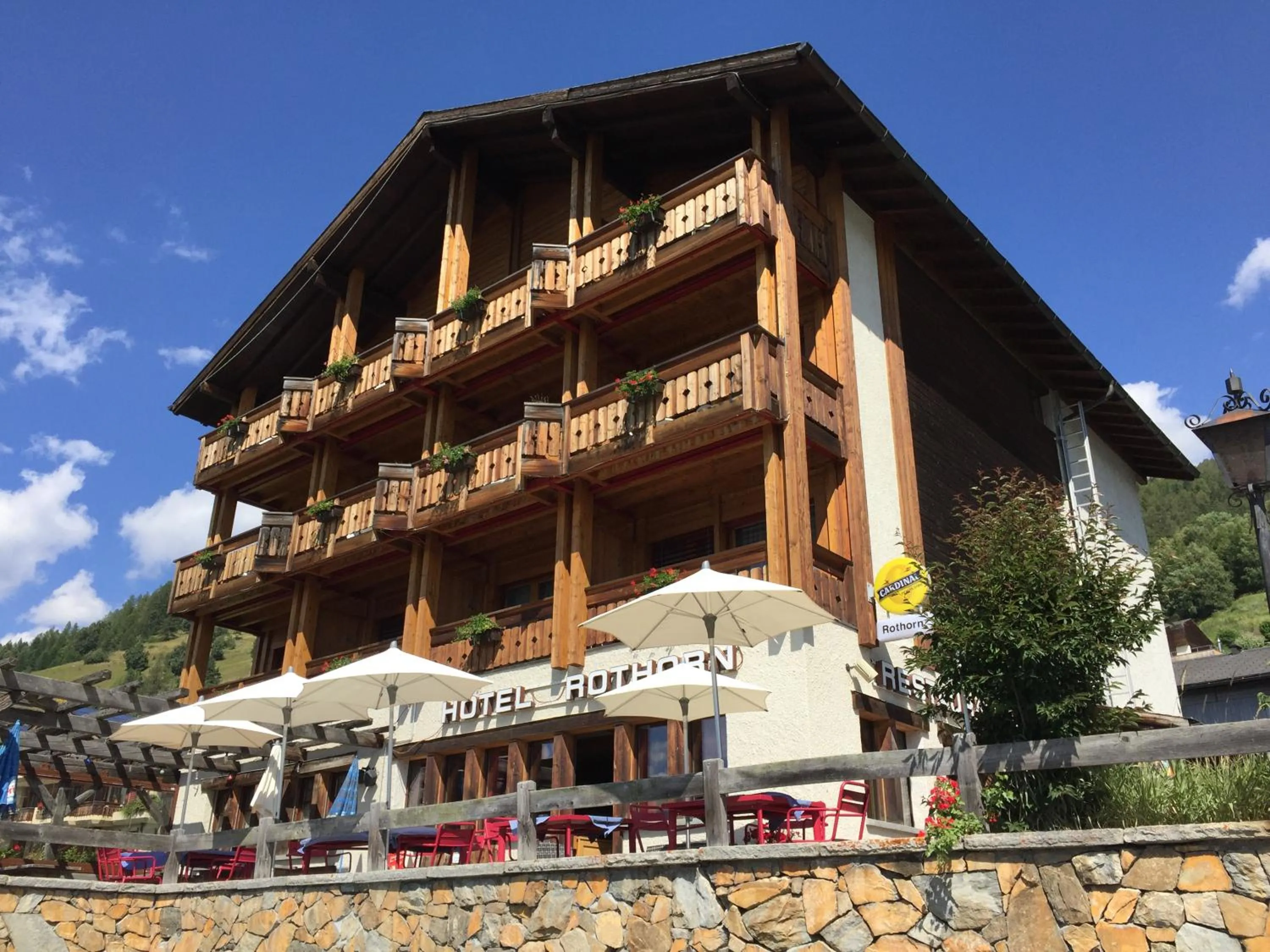 Property building in Hotel Restaurant Rothorn
