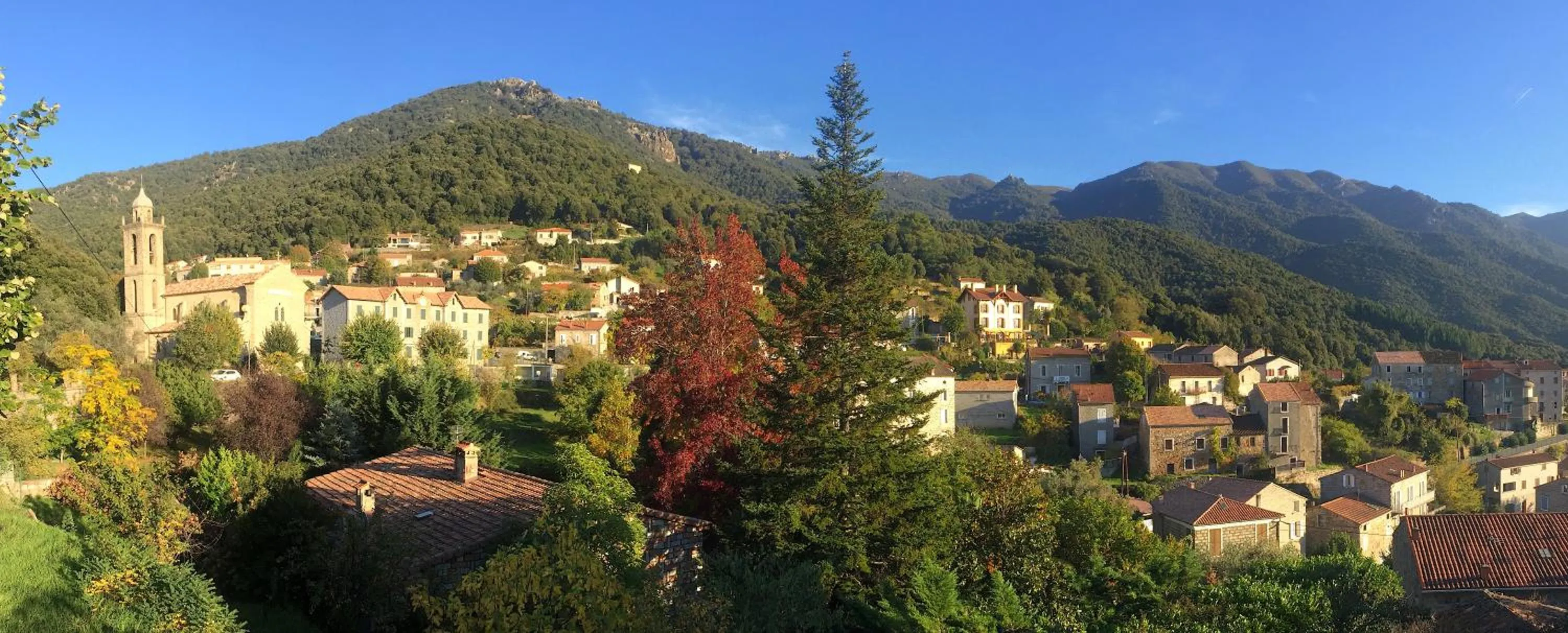 Bird's eye view in Gîte du Chalet Pietri