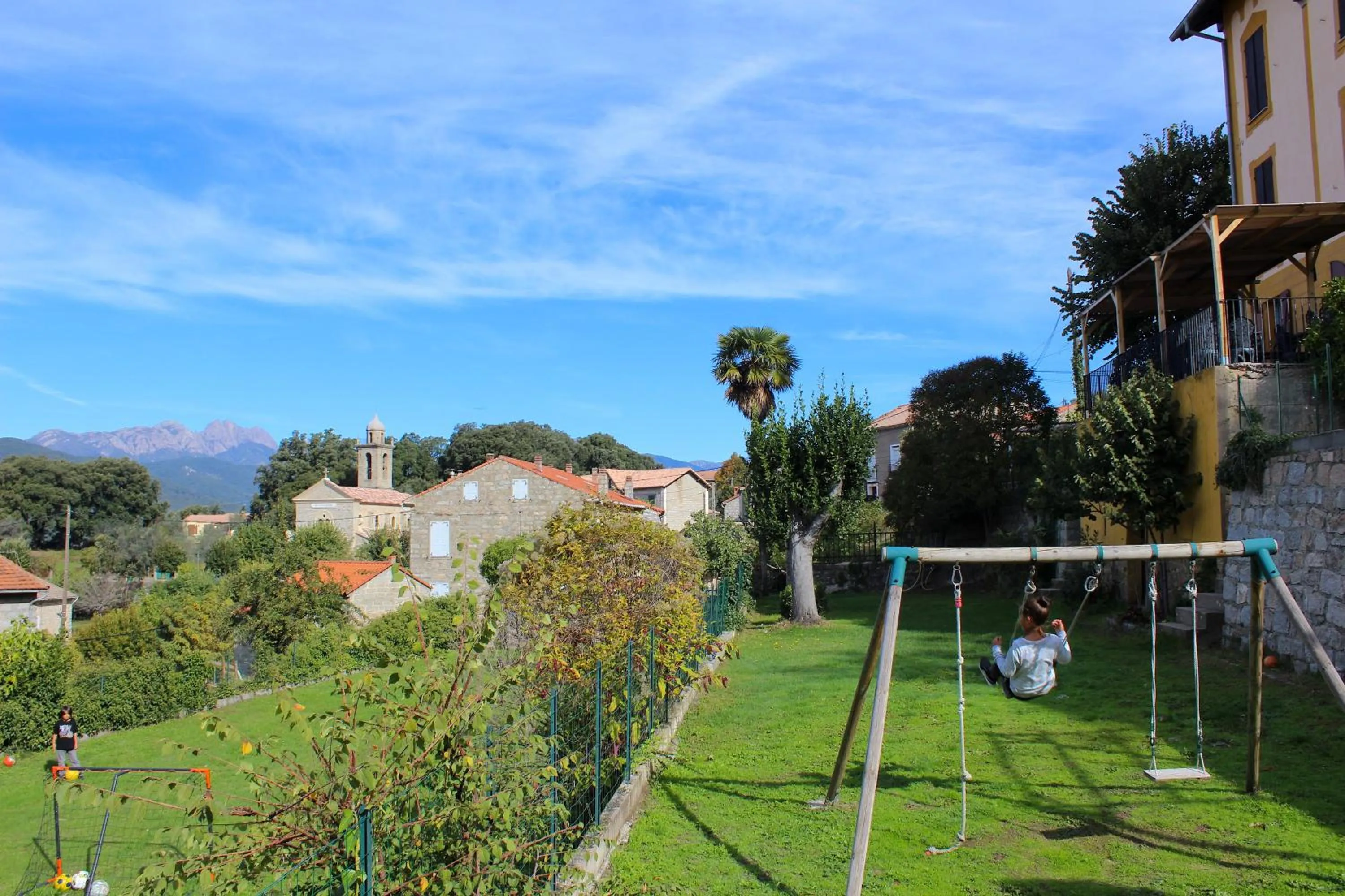 Garden in Gîte du Chalet Pietri