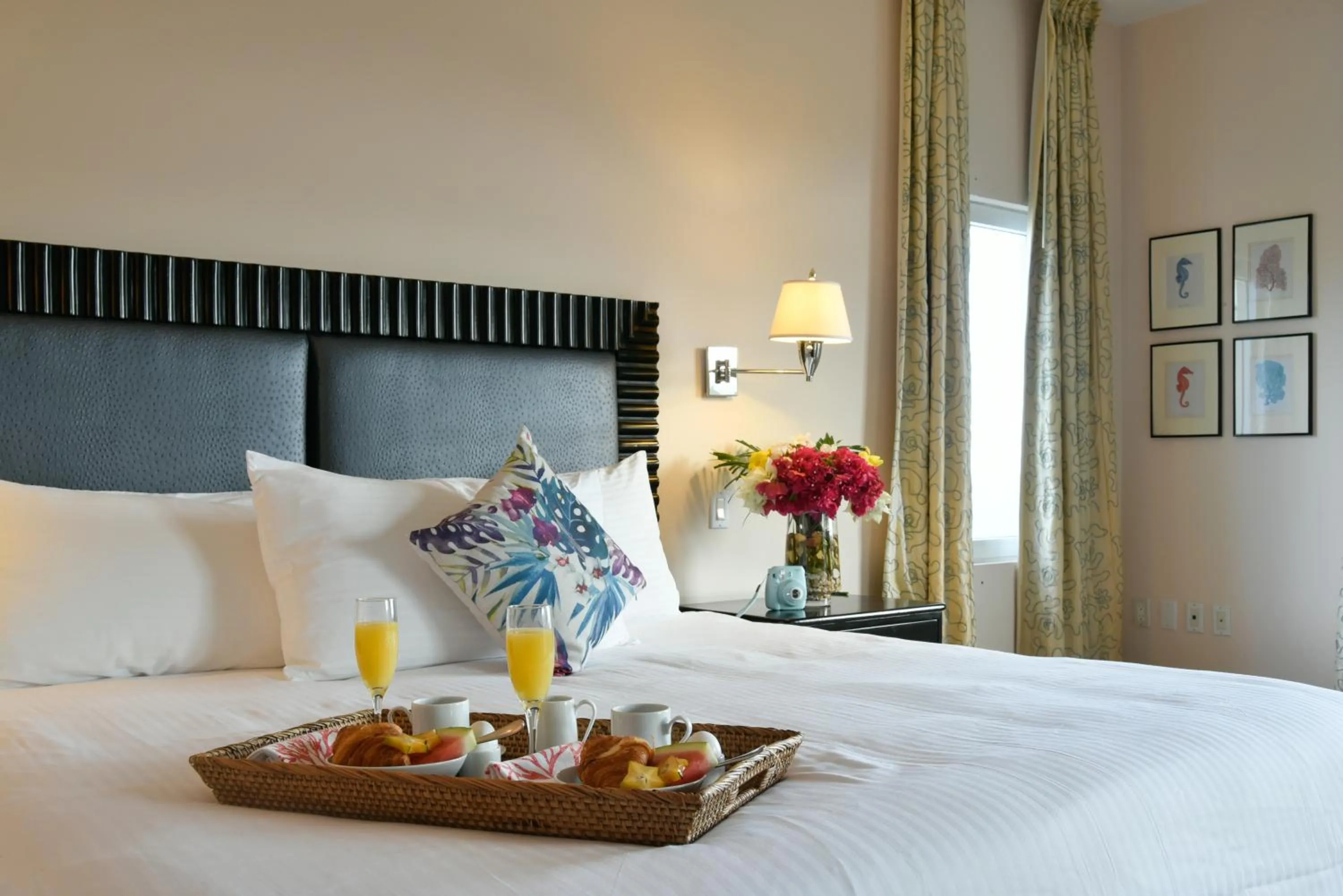 Bed in Princess Heights Luxury Condo Hotel