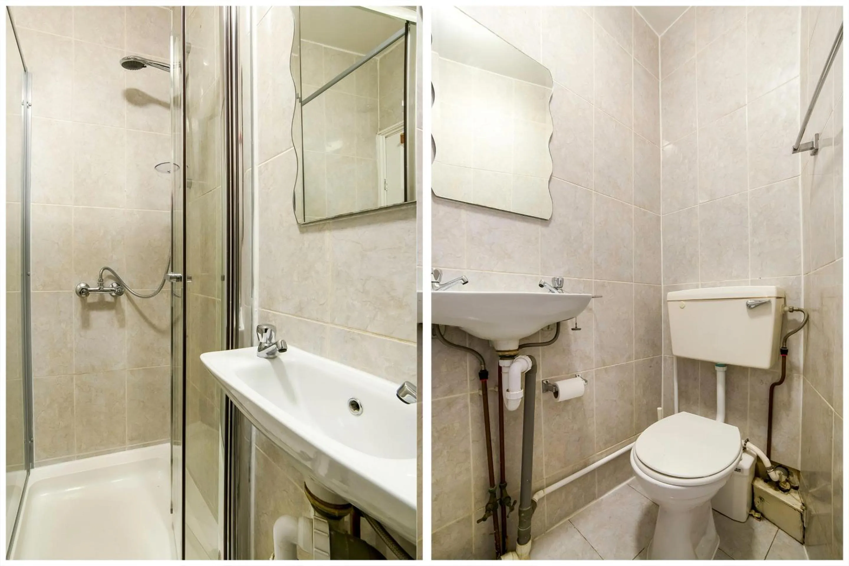 Shower in Stratford Hotel