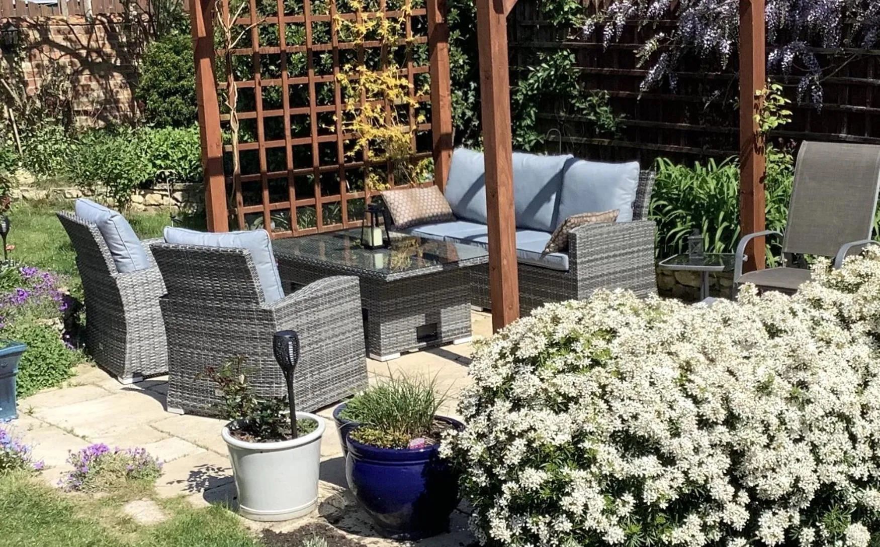 Patio in The Old Posthouse B&B