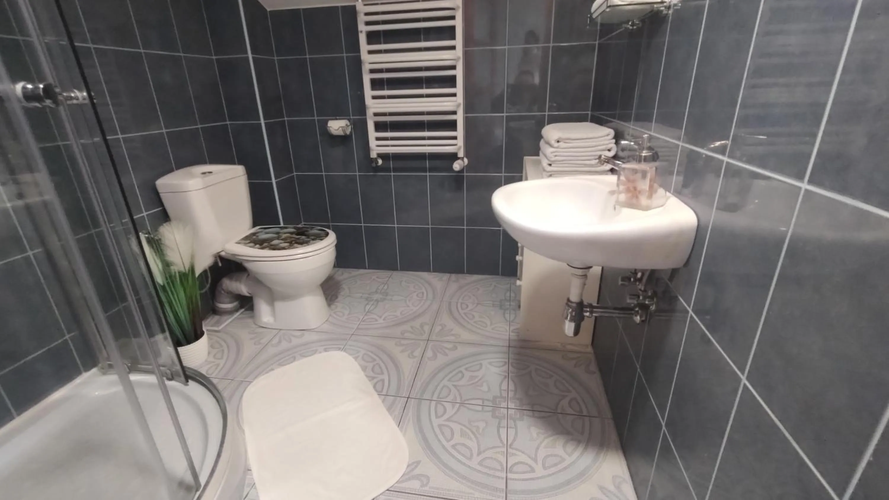 Shower in Słoneczny Dom pokoje i apartament na wynajem