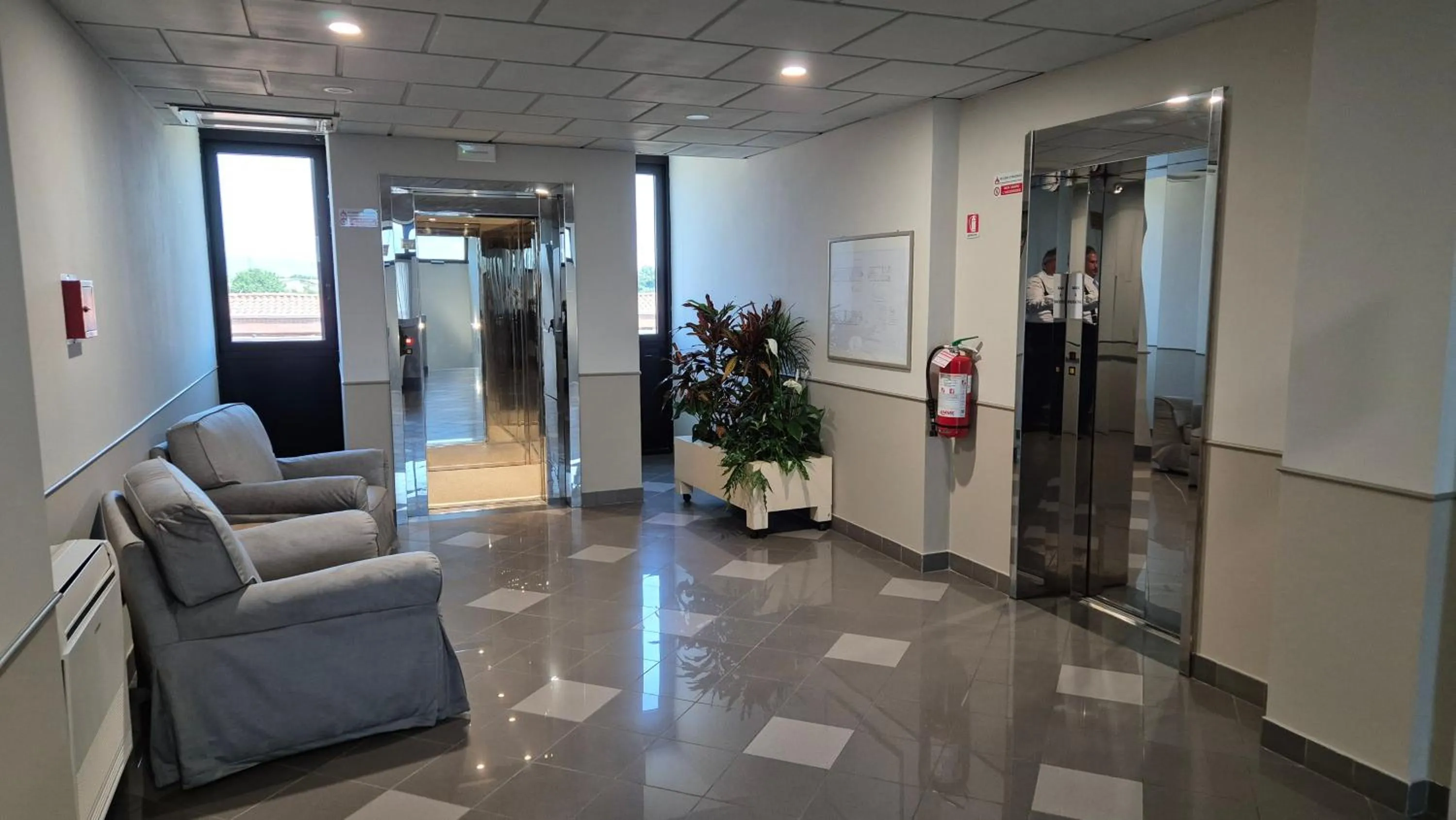 elevator in Hotel Le Cerbaie