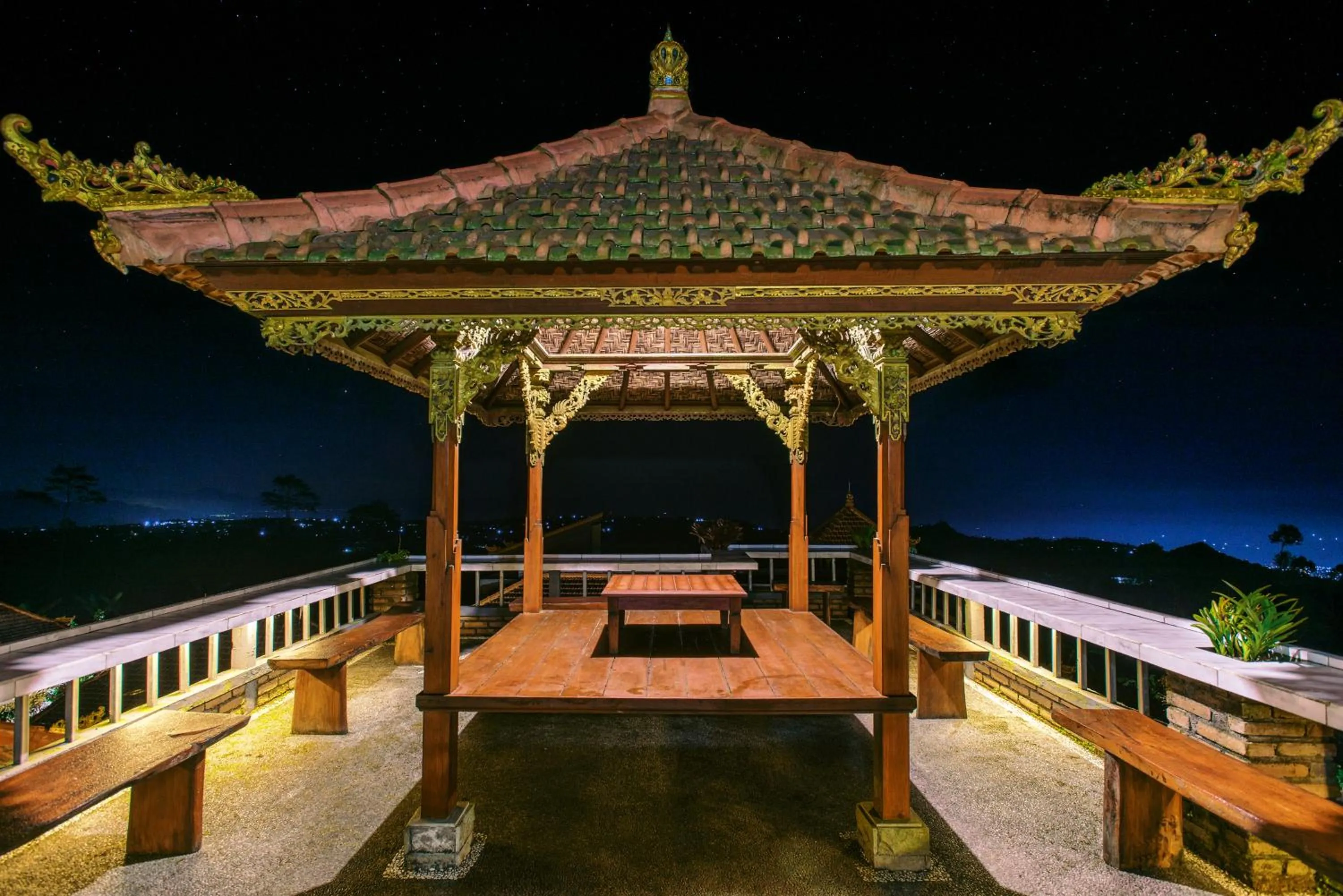 Decorative detail in The Garuda Villa and Restaurant
