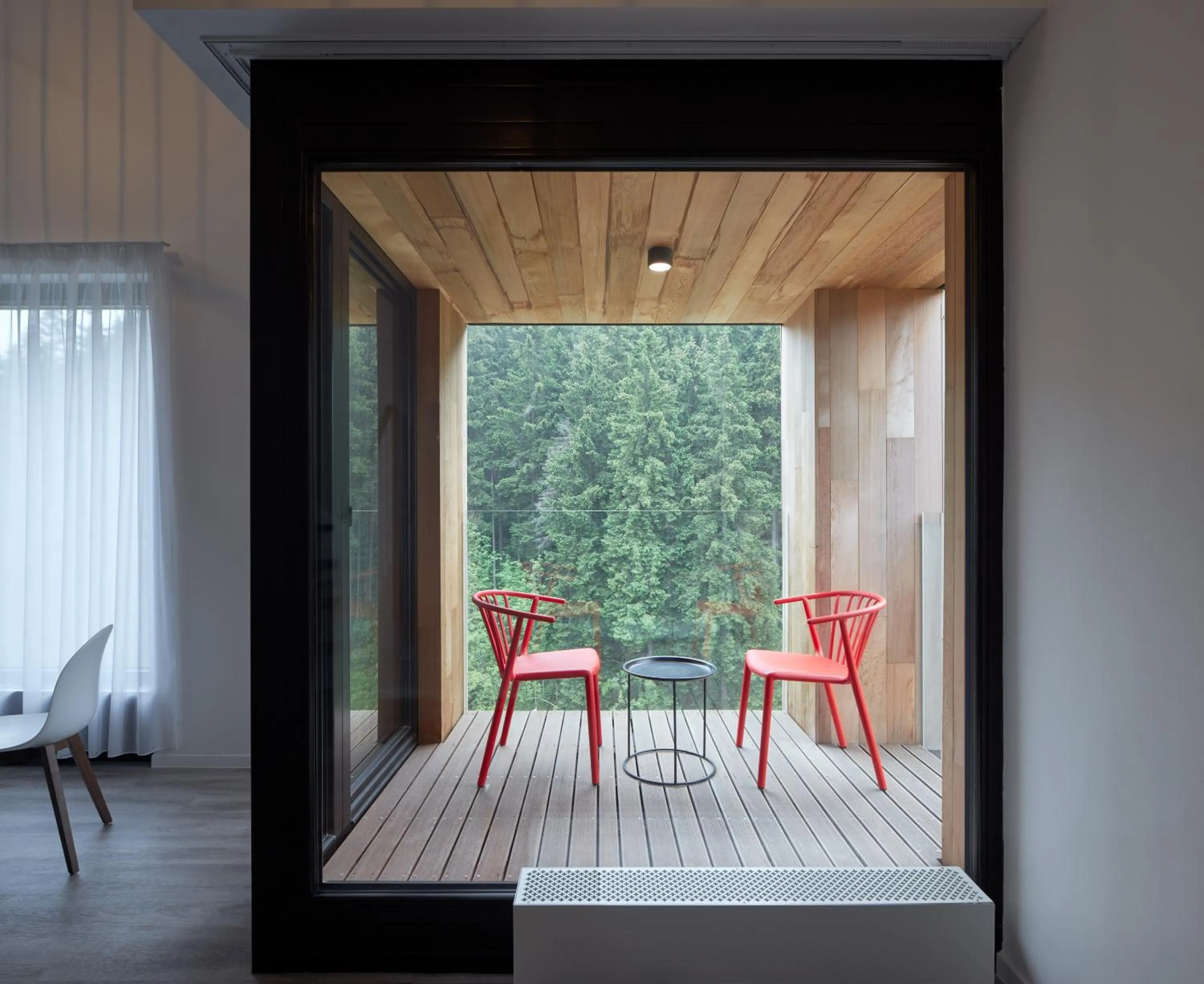 Balcony/Terrace in Aparthotel Svatý Vavřinec