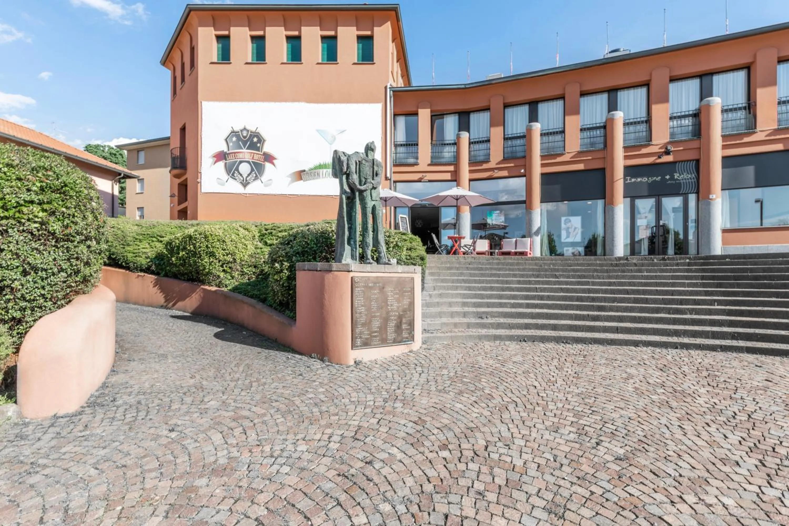 Facade/entrance in Lake Como Golf Hotel