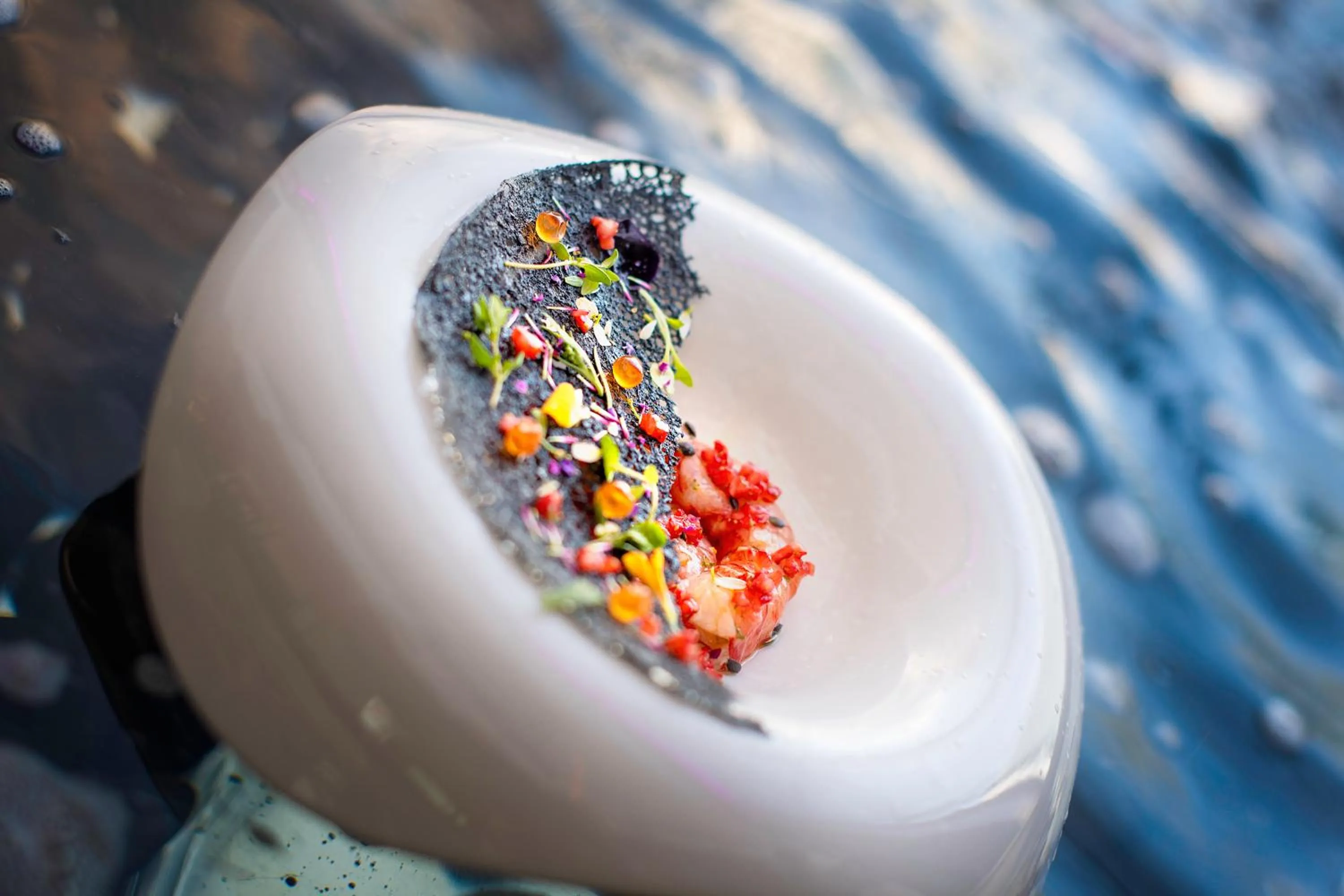 Food close-up in Stella Di Mare Dubai Marina Hotel