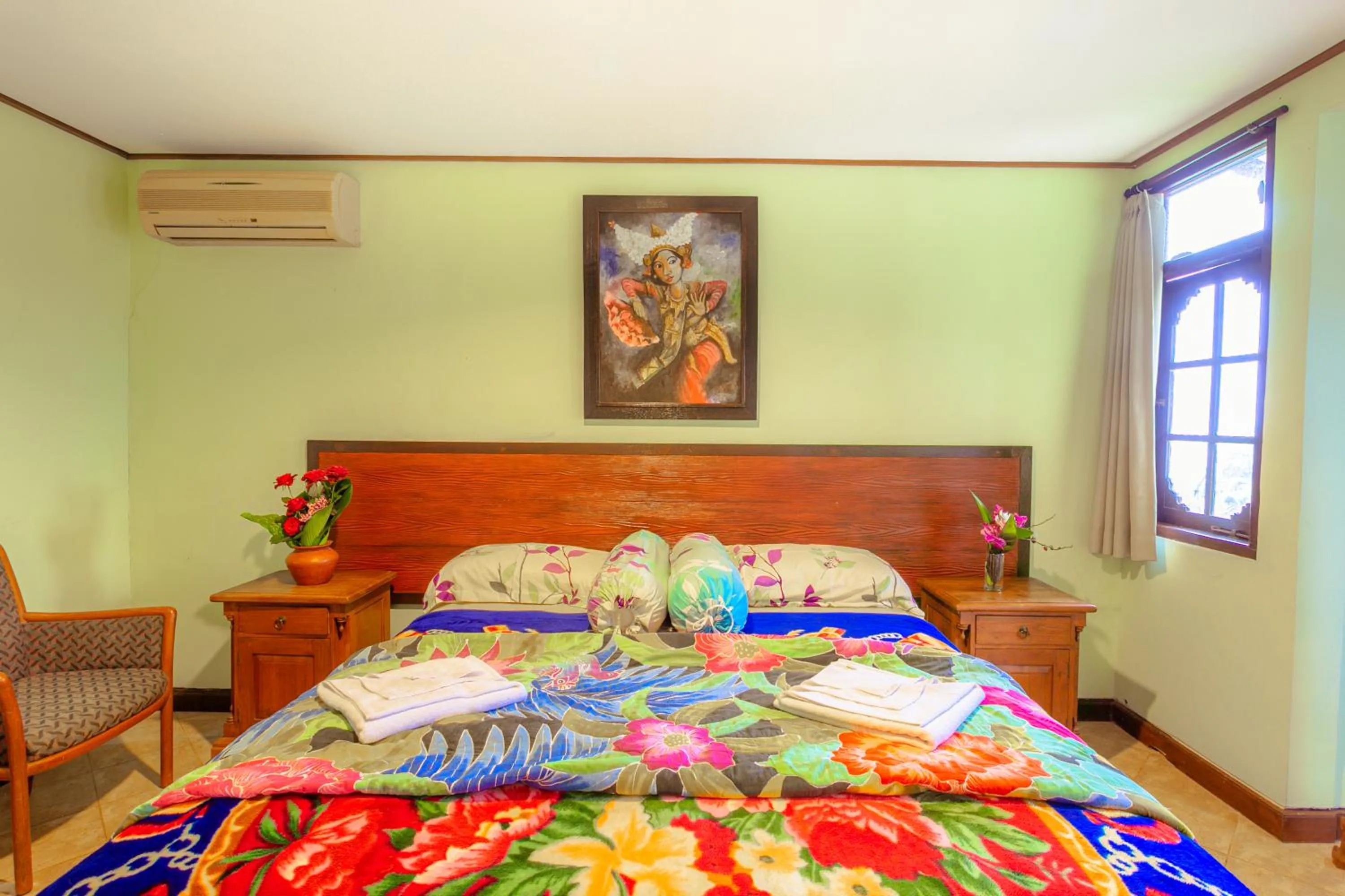 Bed in Pacung Indah Hotel & Restaurant by ecommerceloka