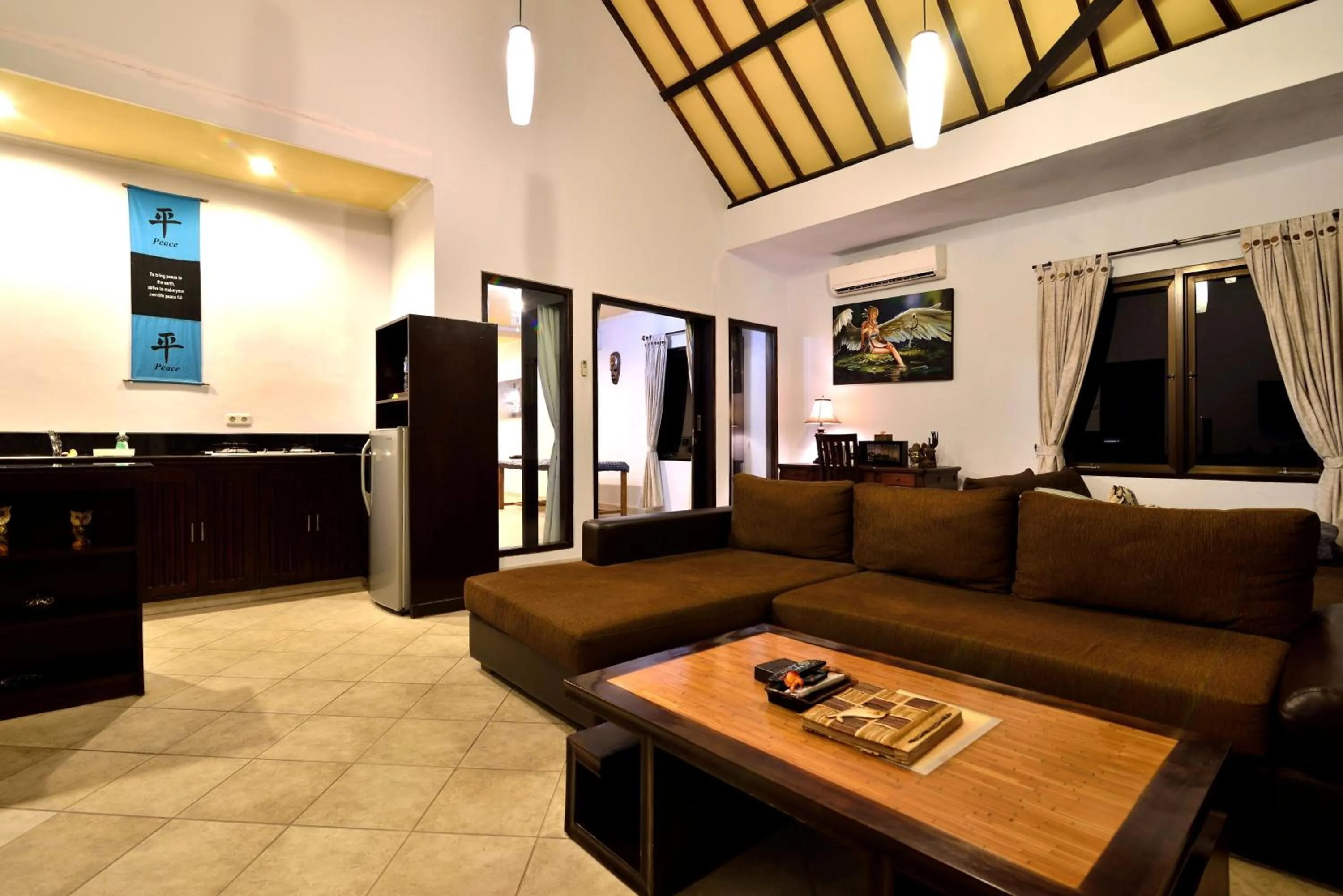 Living room in Dolphin Beach Bali