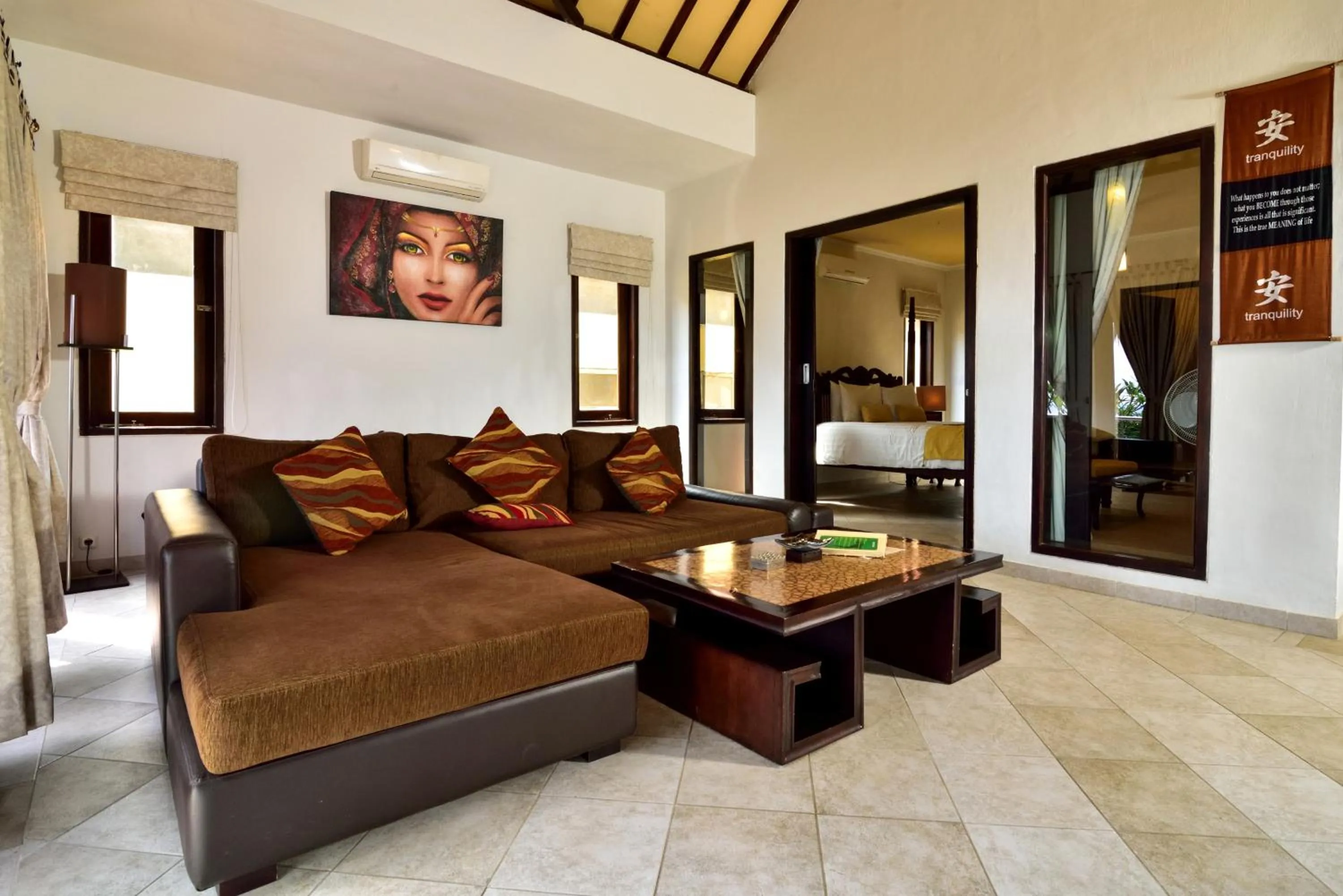 Living room in Dolphin Beach Bali