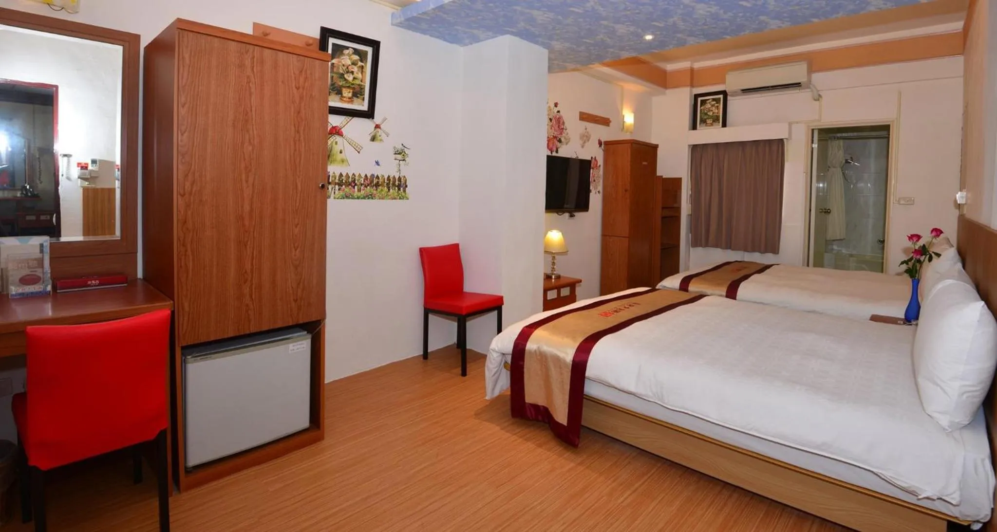 Bed in LI QING Hotel