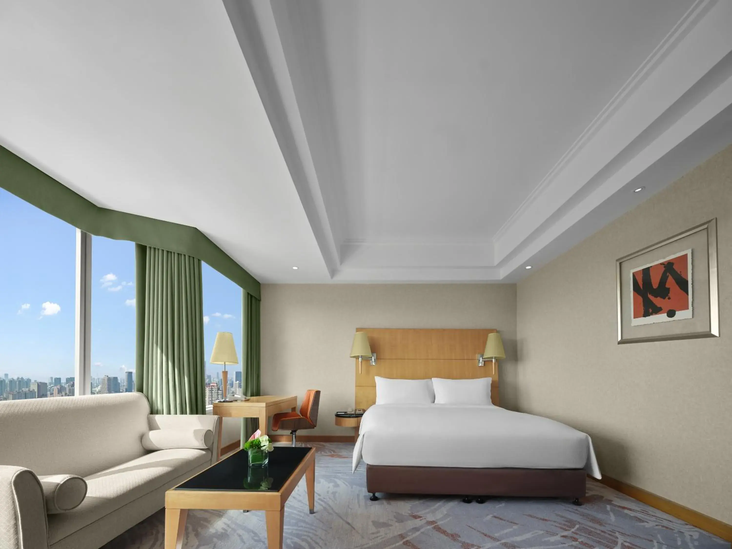 King Room in DoubleTree by Hilton Shanghai Pudong - Present welcome cookie King Room in DoubleTree by Hilton Shanghai Pudong - Present welcome cookie